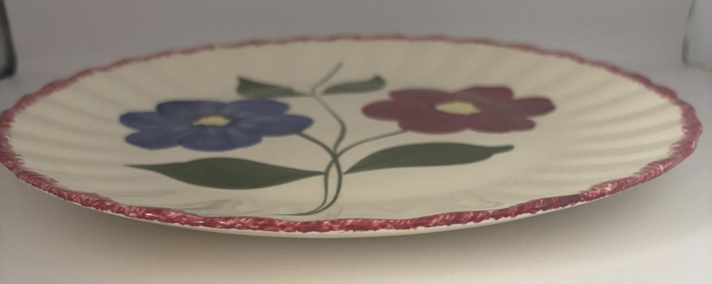 Blue Ridge Ashland Dinner Plate, by Southern Pottery, Circa 1930's, Lover Antiques and Vintage