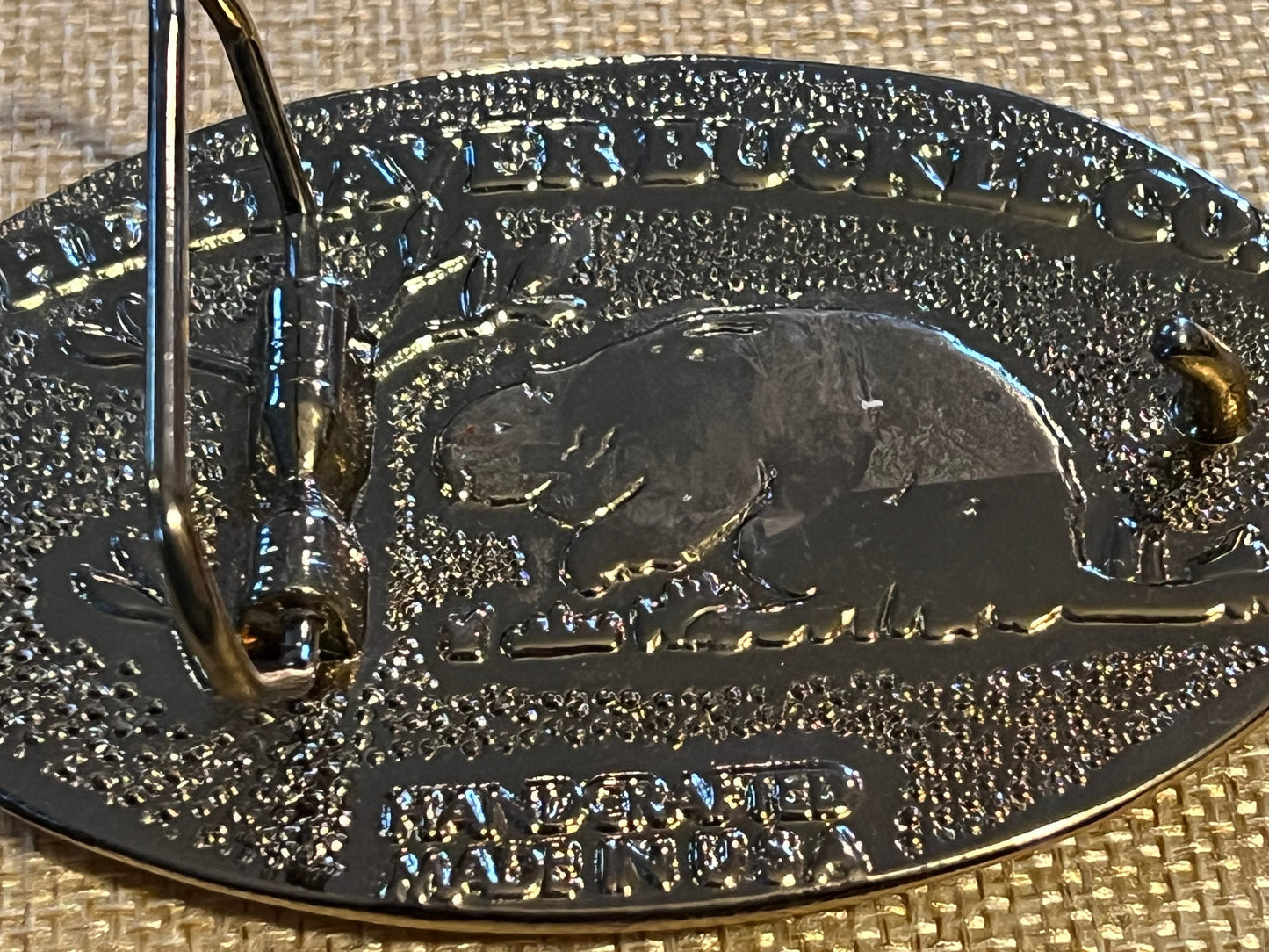 Vintage Fish Belt Buckle - Beaver Buckle Co. - Made in USA