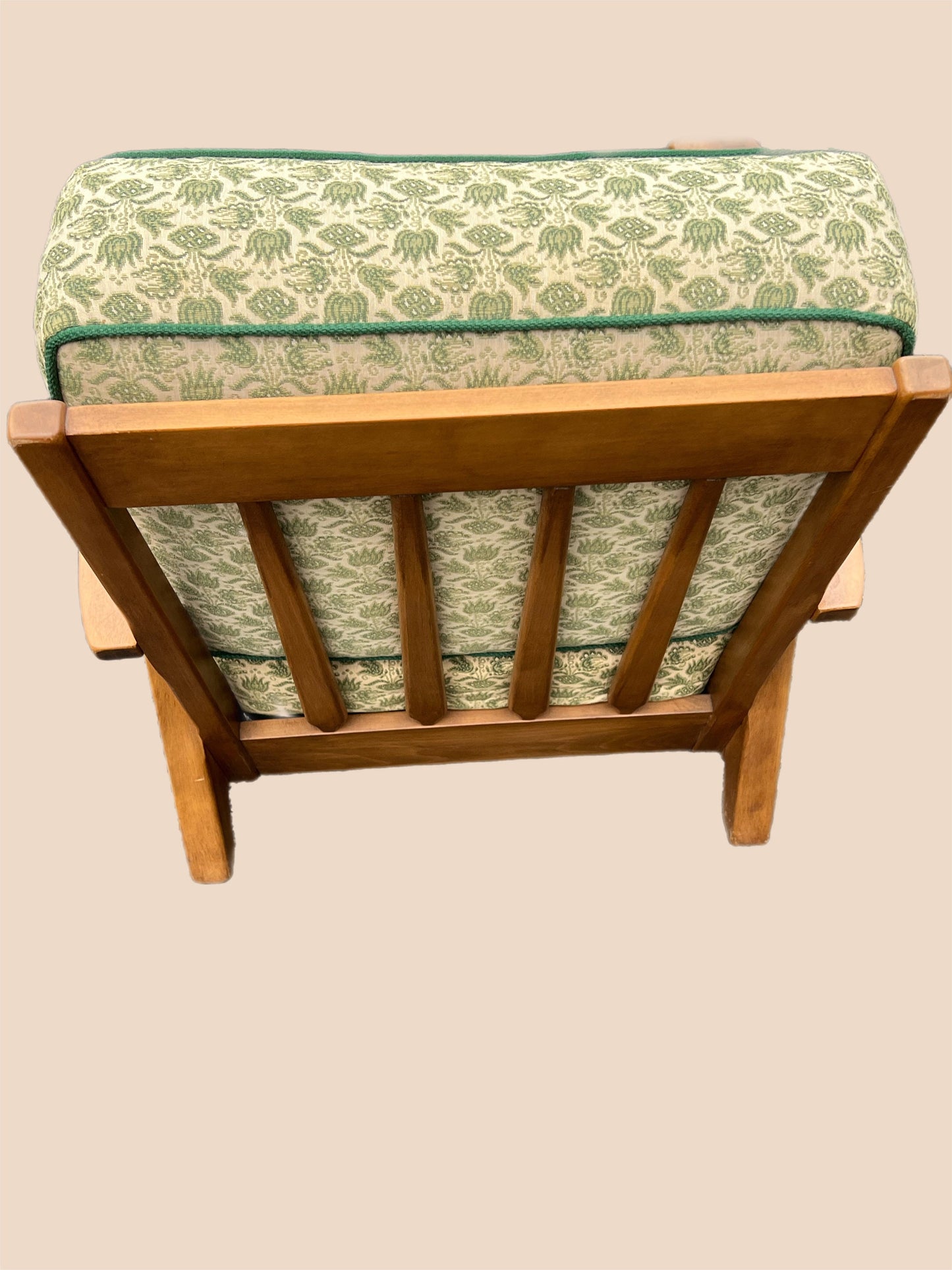 Cushman Londonderry Chair No. 5385, Mid Century Modern Paddle Arm Chair
