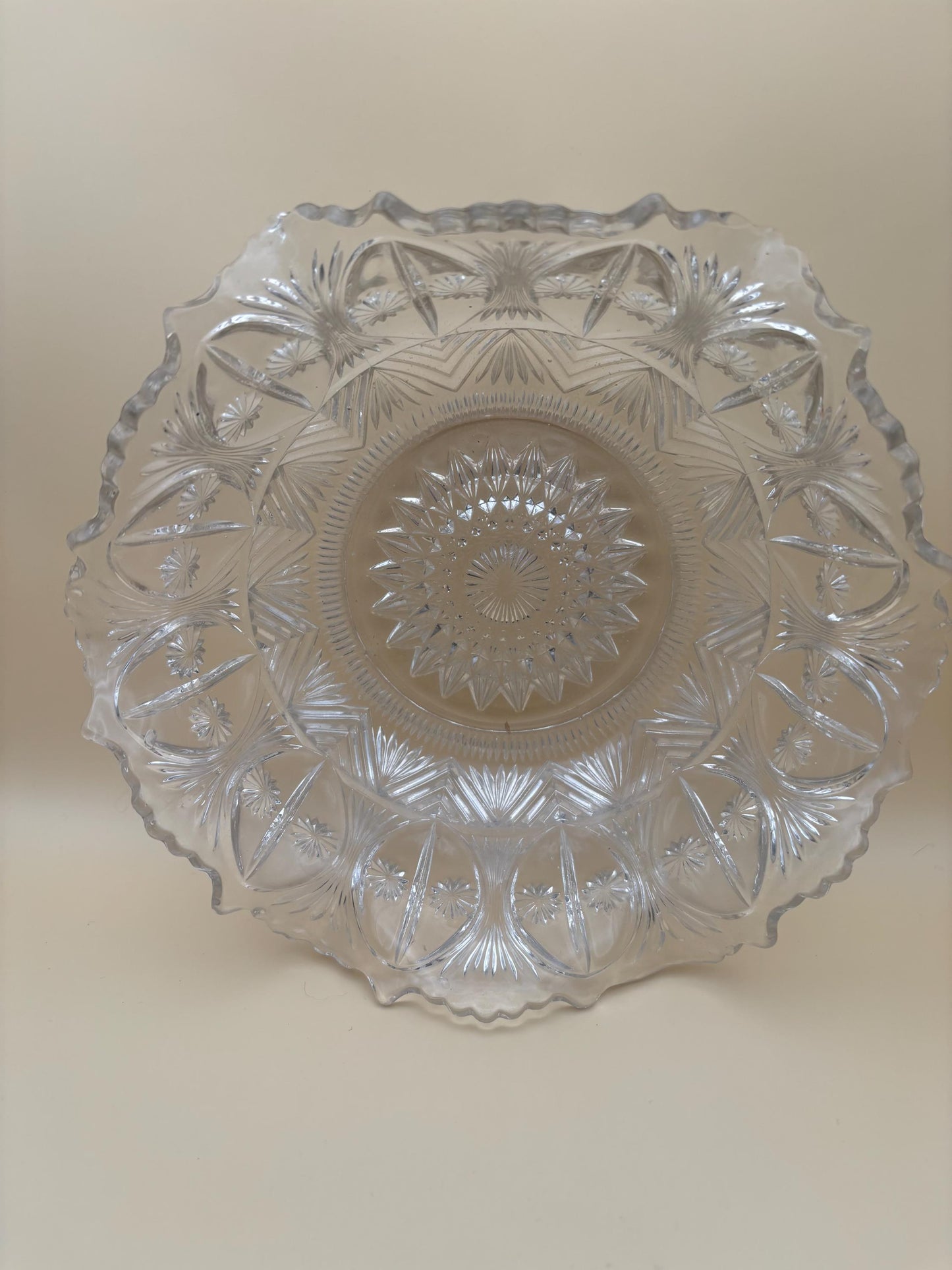 Antique Duncan Miller Glass Bowl Serving Dish Lover Antiques and Vintage