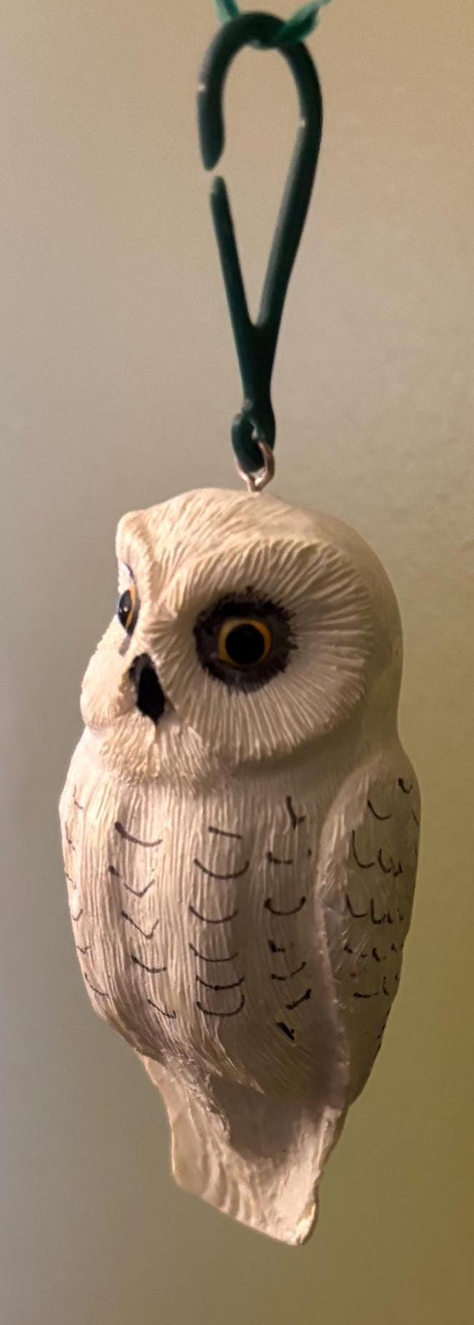 Ceramic Snowy Owl Ceramic Ornament Gift For Her Lover Antiques and Vintage