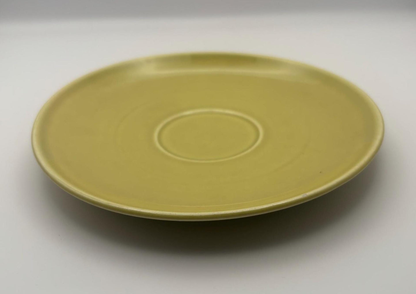 Harker Pottery Saucer Plate, Harkerware Stone Porcelain Plates, Lover Antiques and Vintage