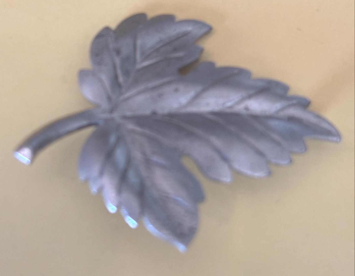 Vintage Tiffany & Co. Sterling Silver Maple Leaf Brooch