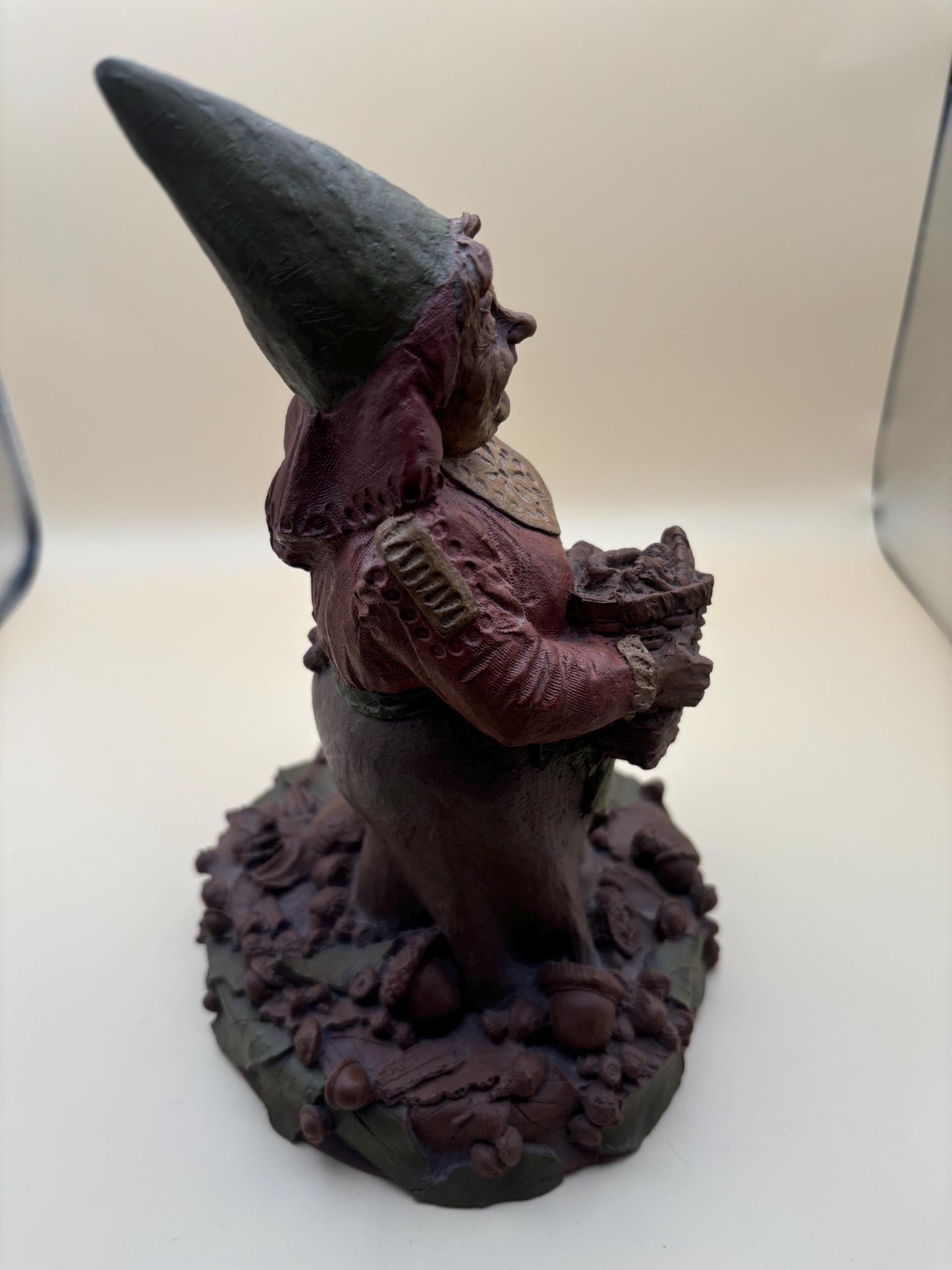 Vintage Gnome Mom Too Baking Pecan Pie by Tom Clark Cairn Artists Mom Too Edition #85 Retired Lover Antiques and Vintage