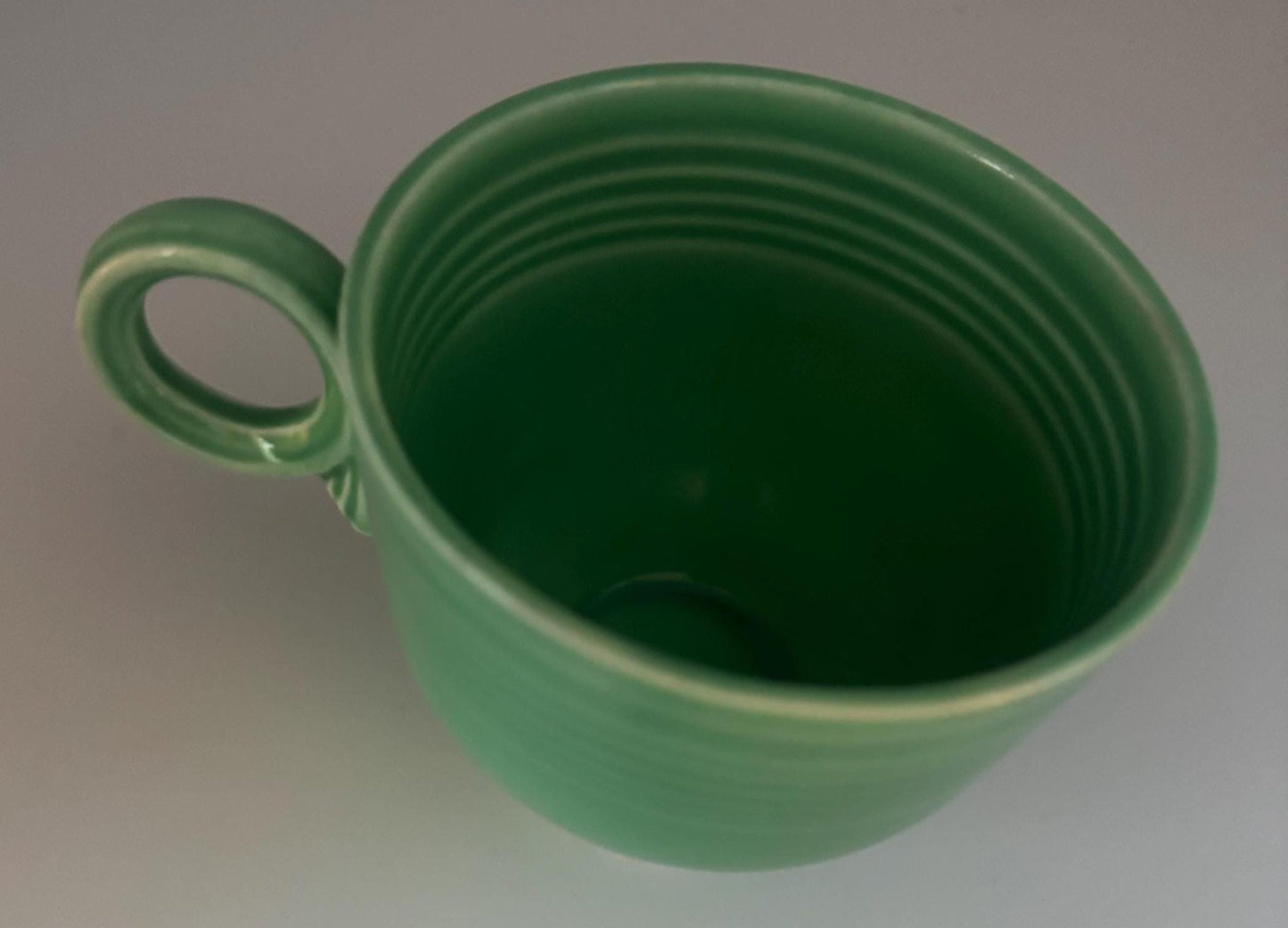 Fiesta Ware Green Coffee Cup, Fiestaware Original Green Homer Laughlin, Lover Antiques and Vintage