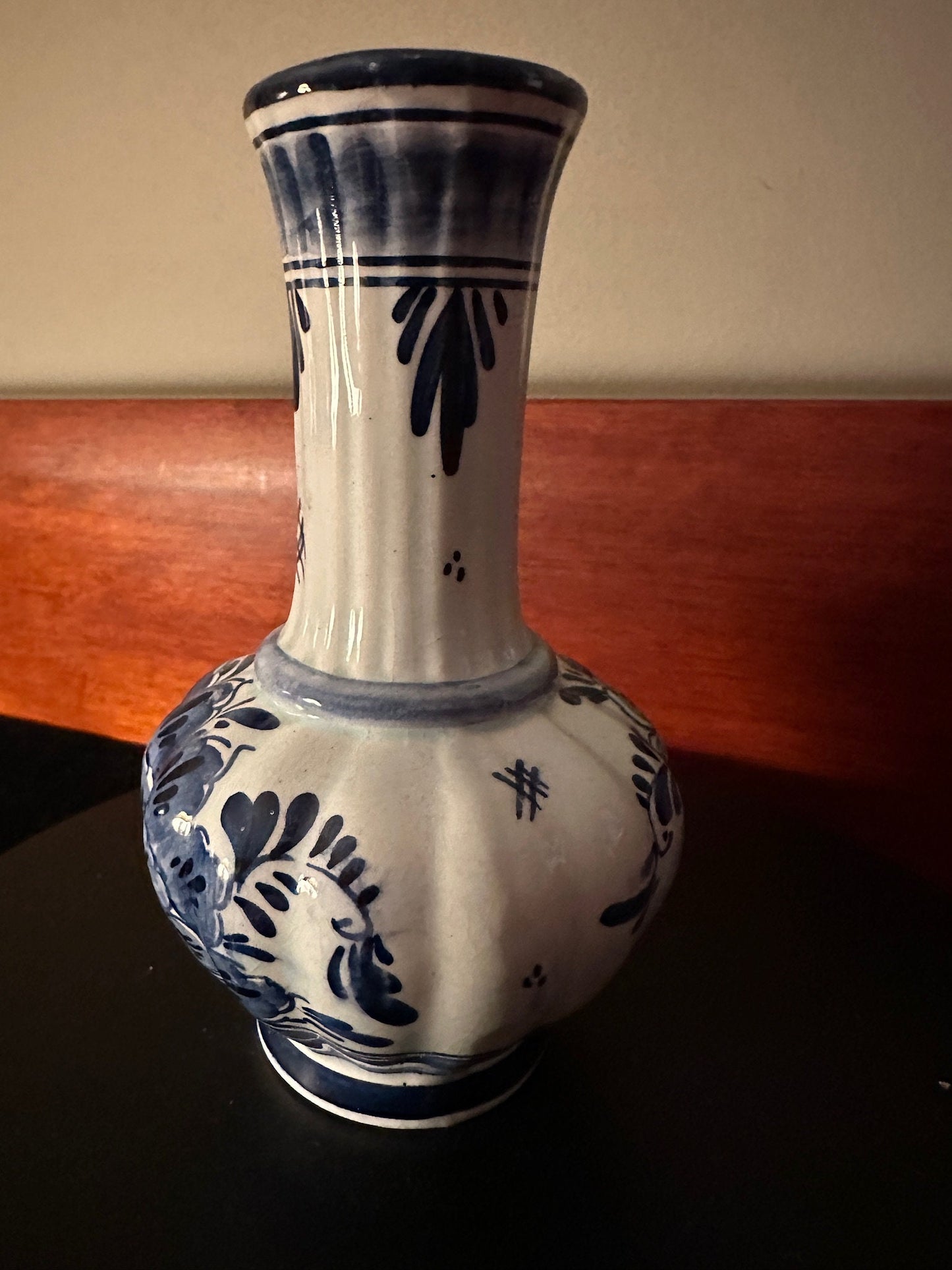 Vintage Delft Blue & White Vase No. 252A