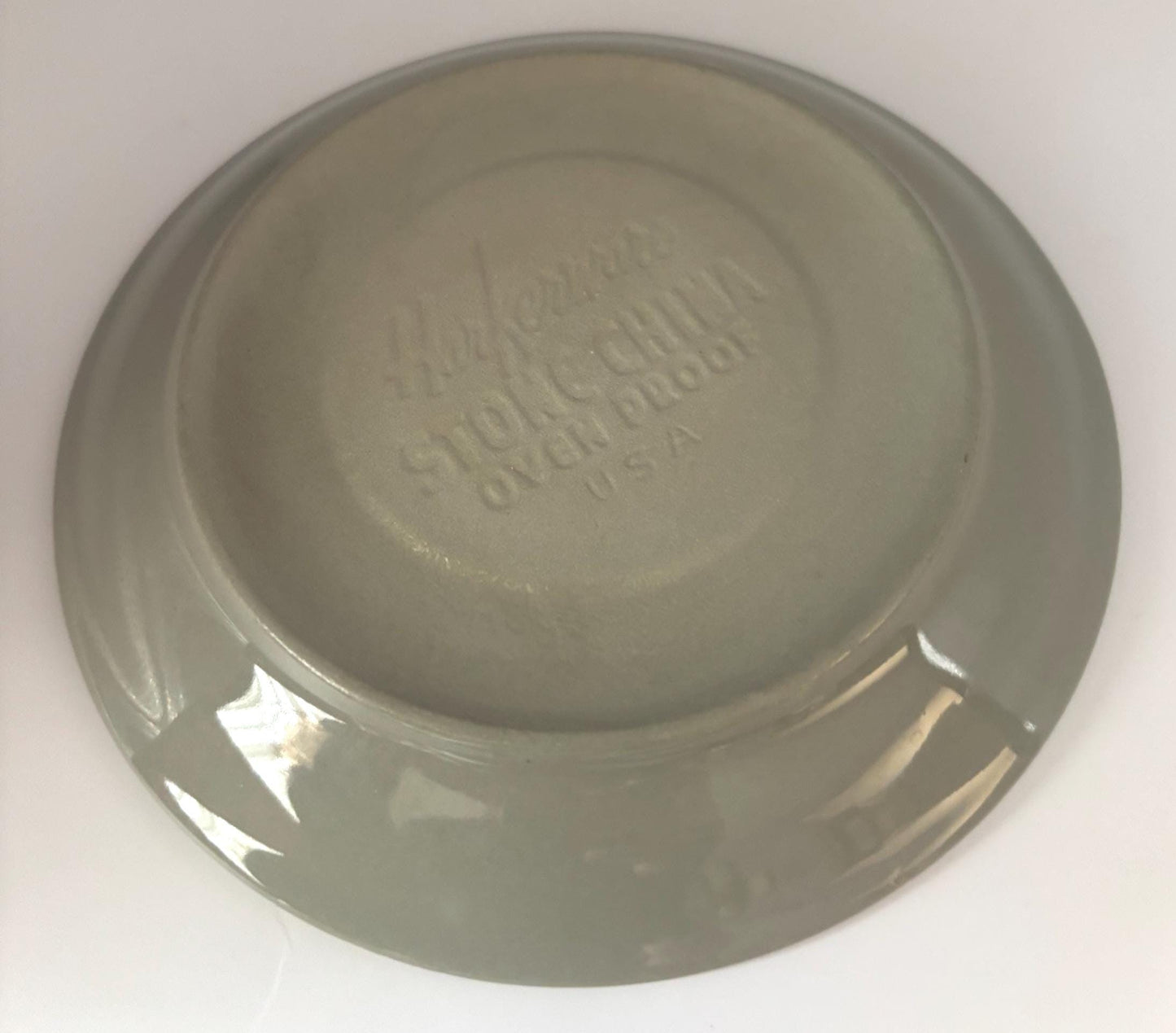 Harker Pottery Saucer Plate, Harkerware Stone Porcelain Plates, Lover Antiques and Vintage