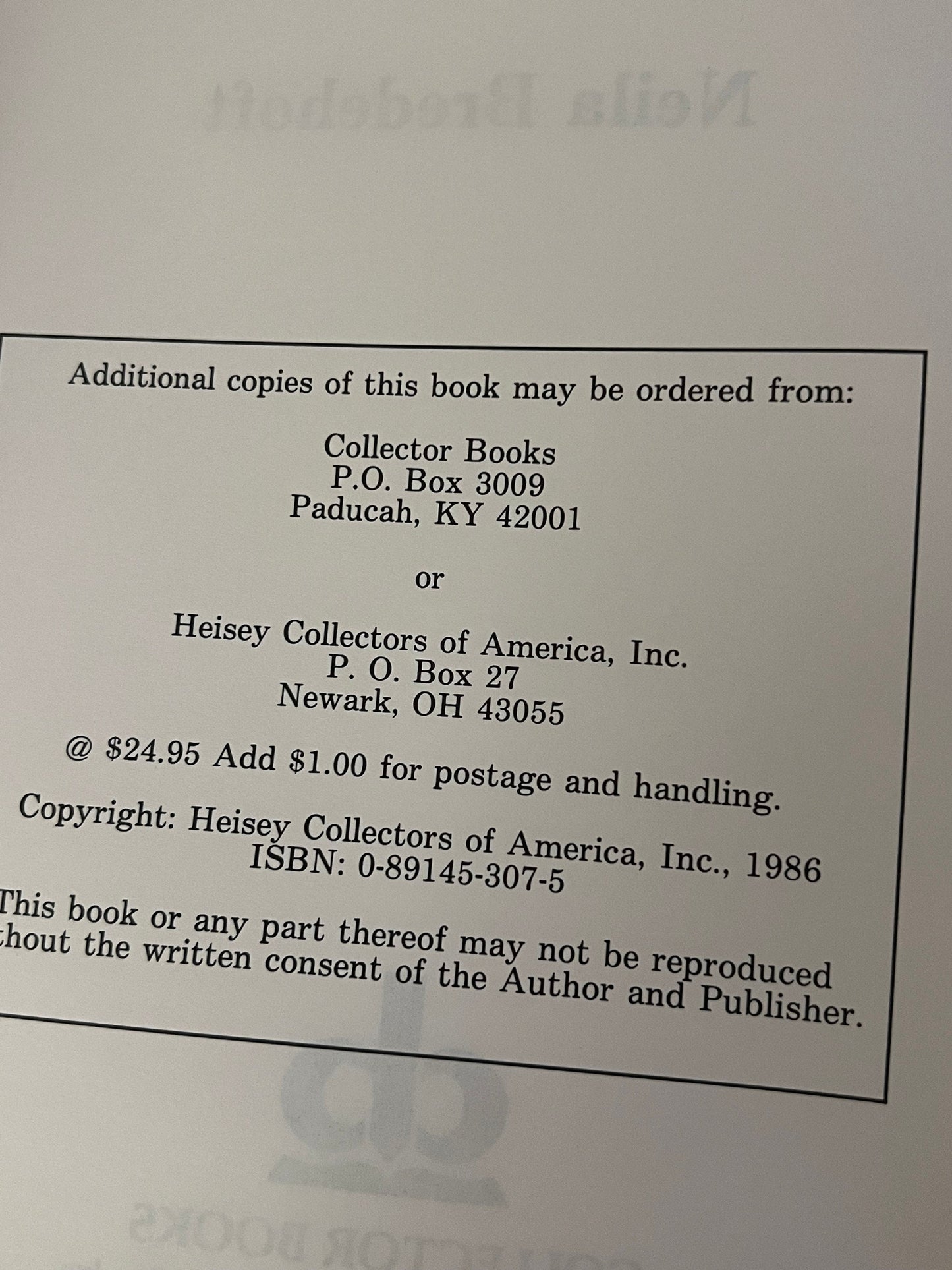 Heisey Glass Encyclopedia: 1925-1938 Collector's Guide