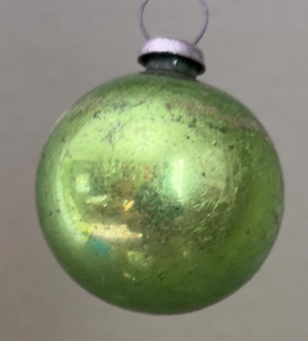 Vintage Shiny Brite Striped Ball Ornament Circle Circa 1940’s Lover Antiques and Vintage