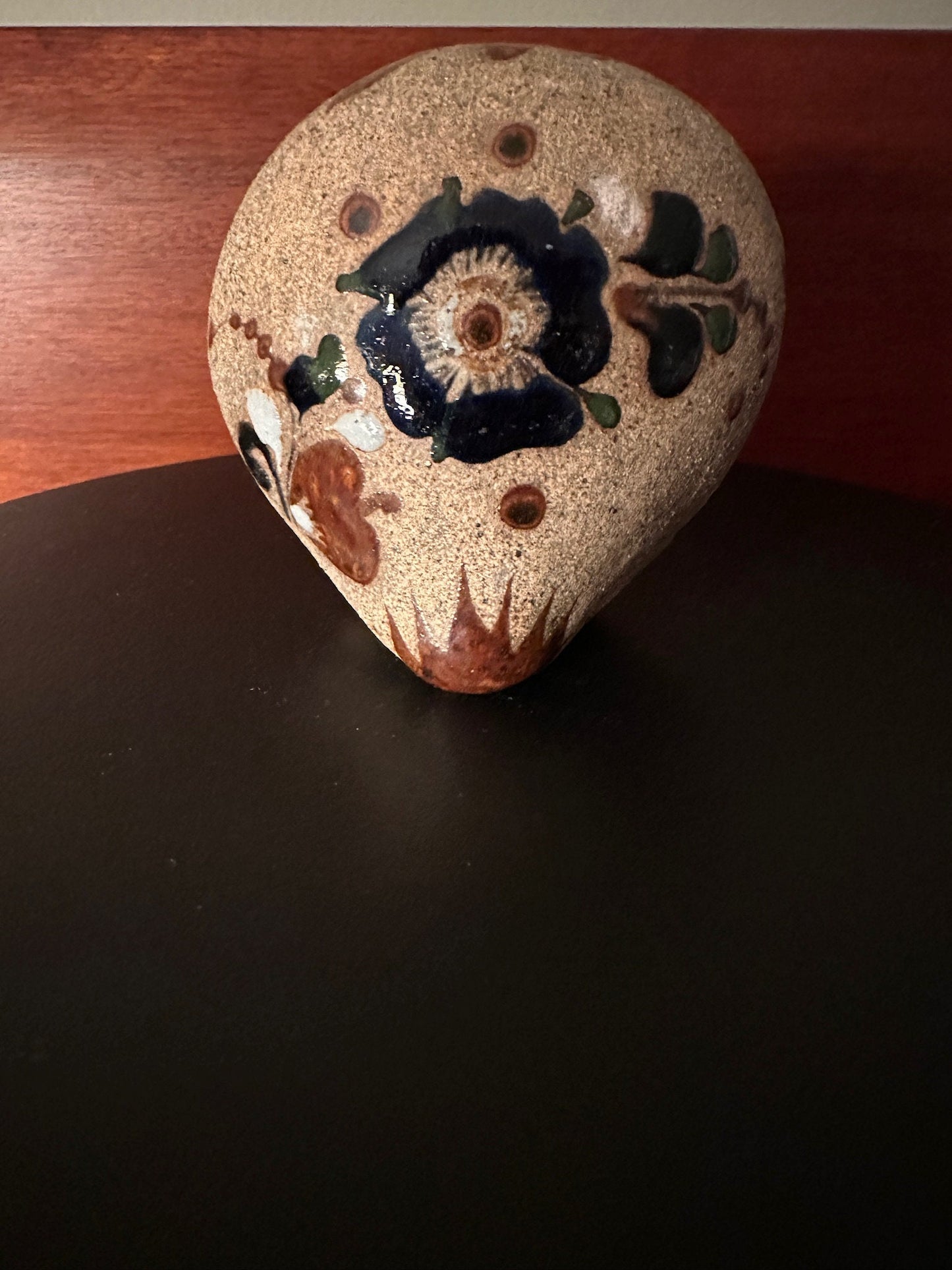 Vintage Tonala Mexican Pottery Owl - Signed CAT, Ken Edwards Style