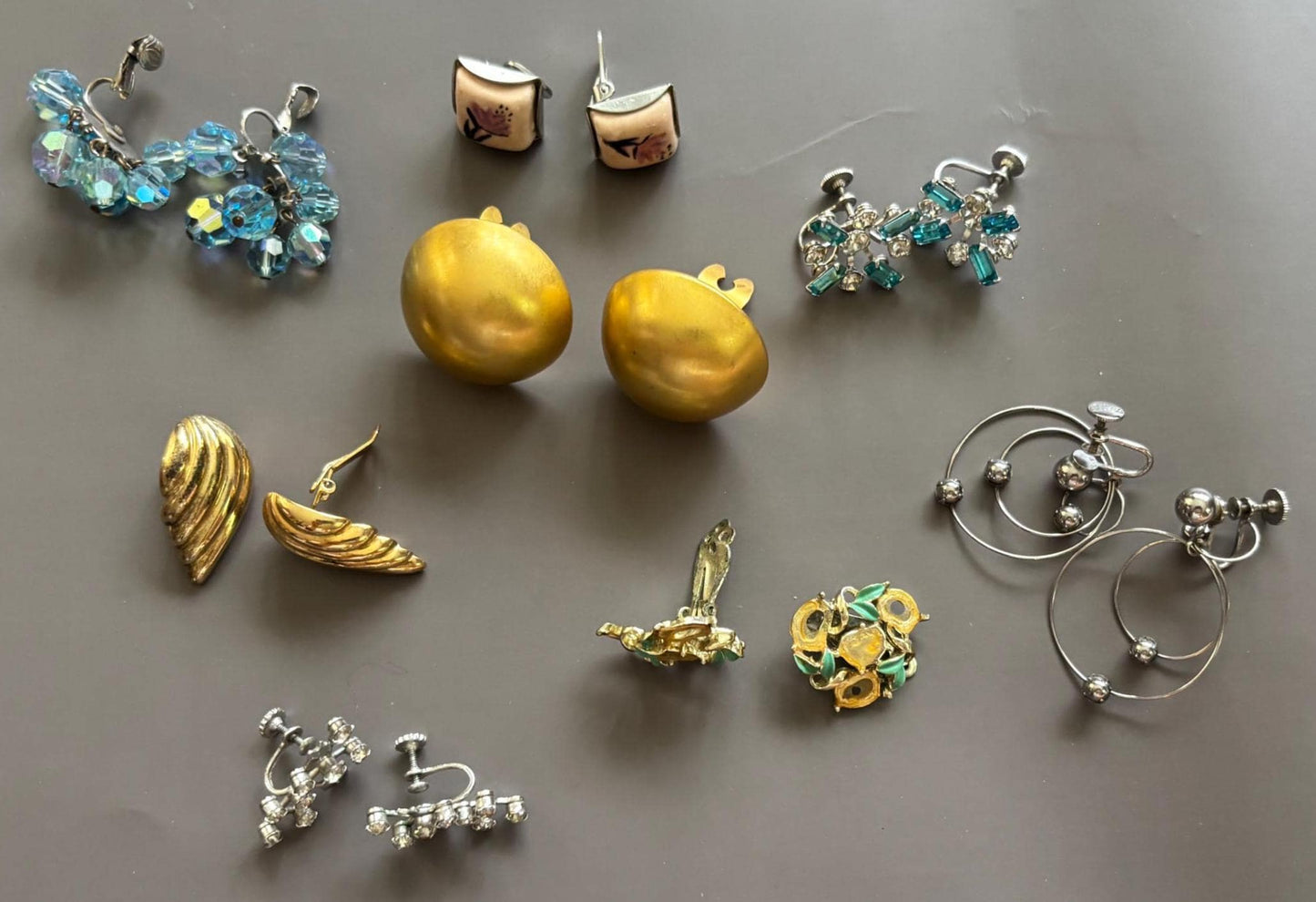 Vintage Earrings Collection Variety Jewelry Lot Lover Antiques and Vintage