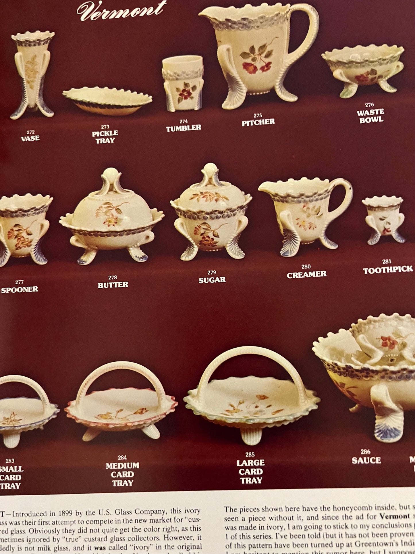 Victorian Colored Pattern Glass Book 5: US Glass A-Z Guide