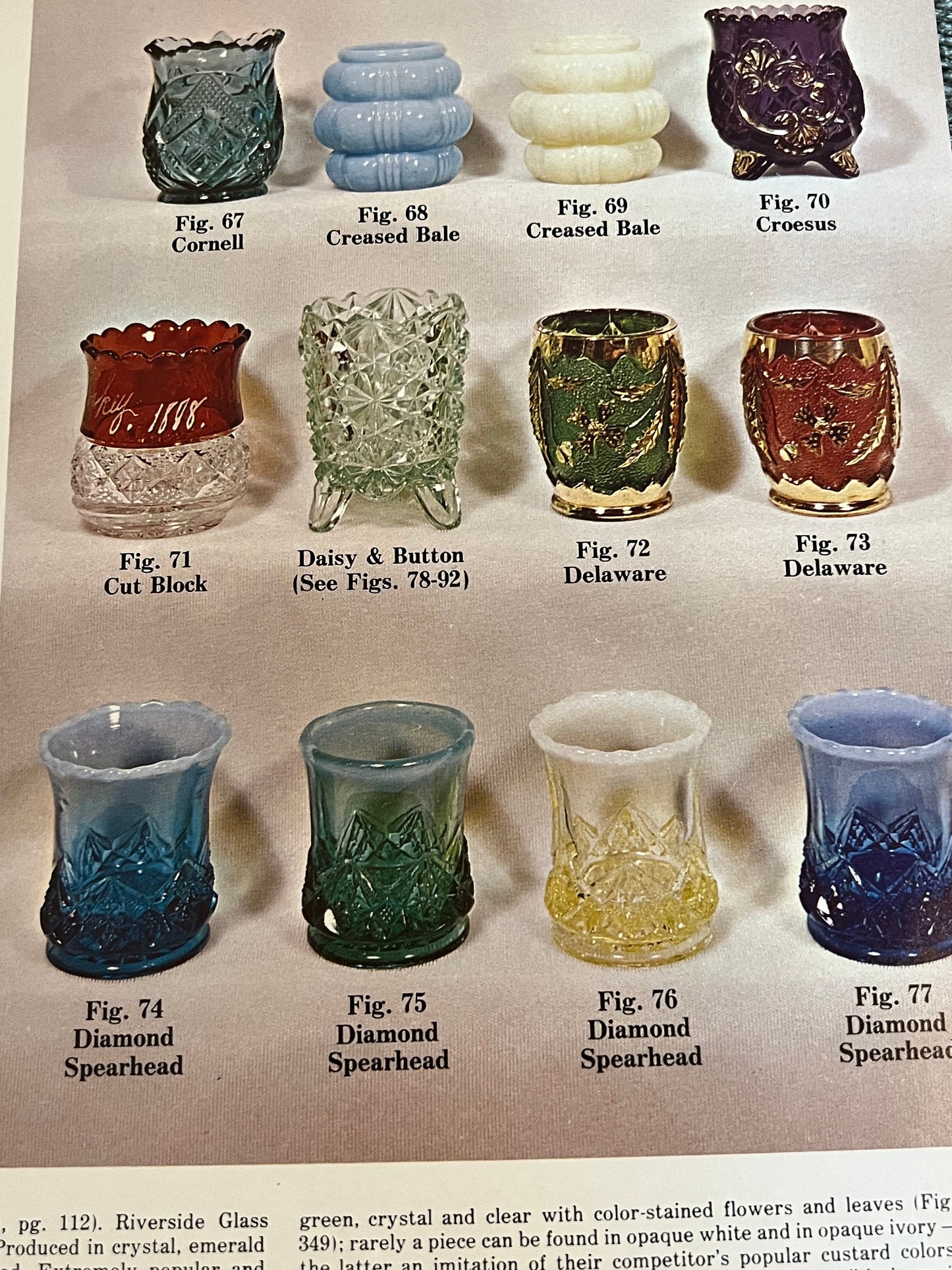 Victorian Colored Pattern Glass Encyclopedia: Toothpick Holder Guide by William Heacock