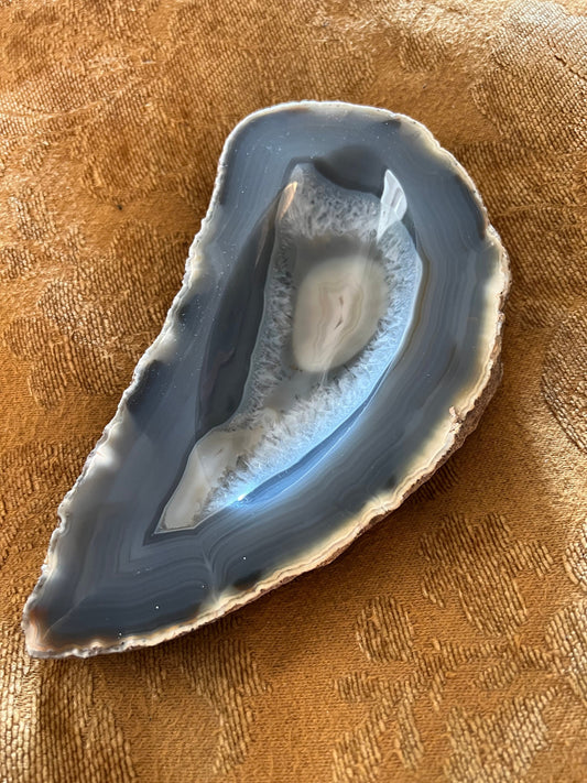 Vintage Agate Quartz Polished Geode Slice Home Decor Lover Antiques and Vintage