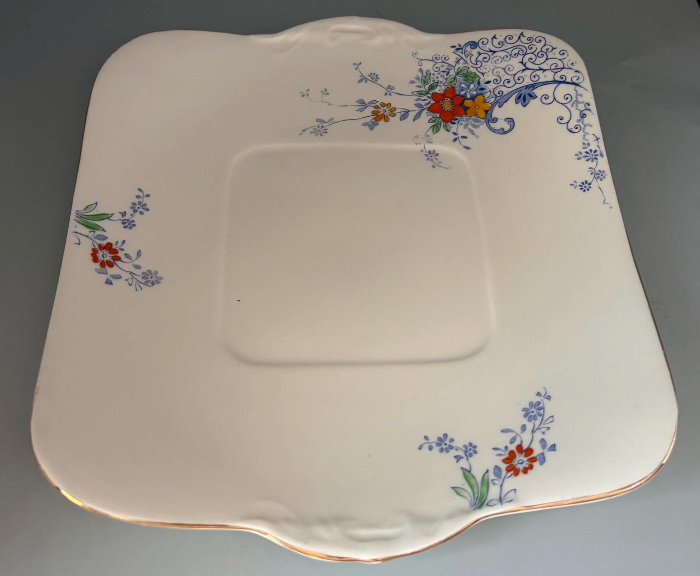 Vintage Heathcote China Serving Plate Large Platter Lover Antiques and Vintage