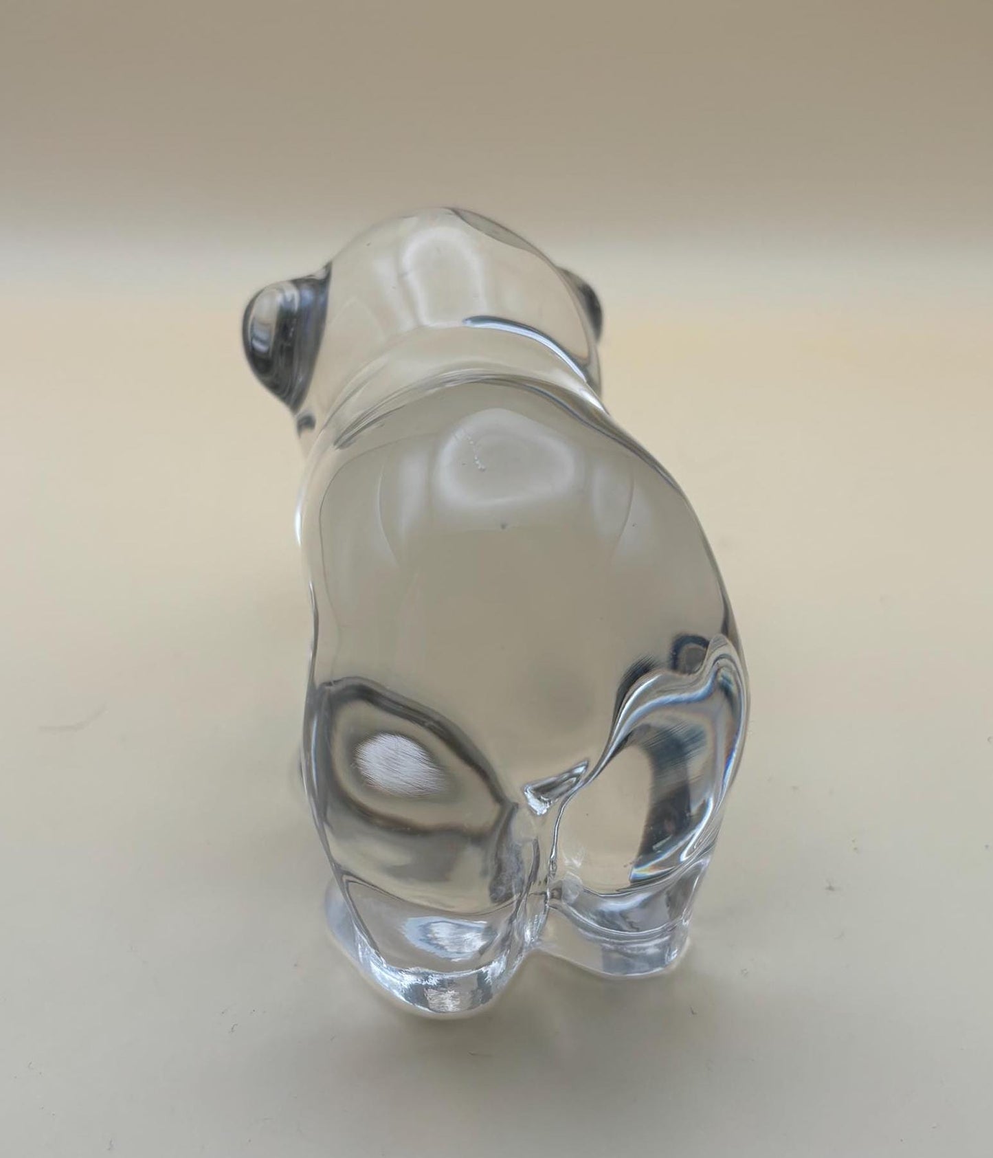 Vintage Glass Bear Cub Glass Animal Glass Art Paperweight Lover Antiques and Vintage
