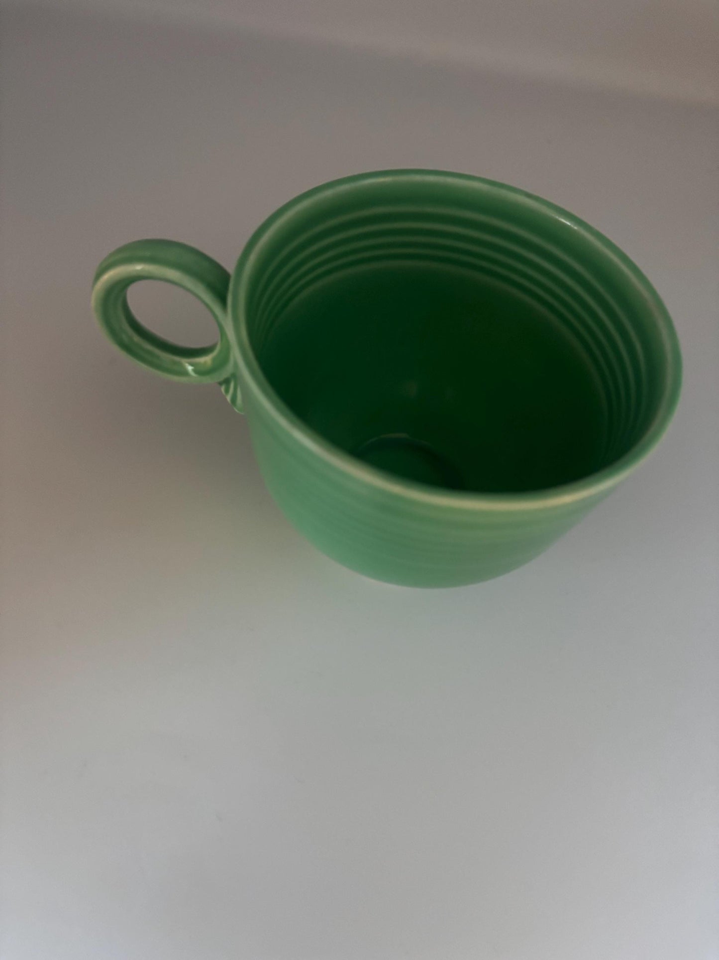 Fiesta Ware Green Coffee Cup, Fiestaware Original Green Homer Laughlin, Lover Antiques and Vintage