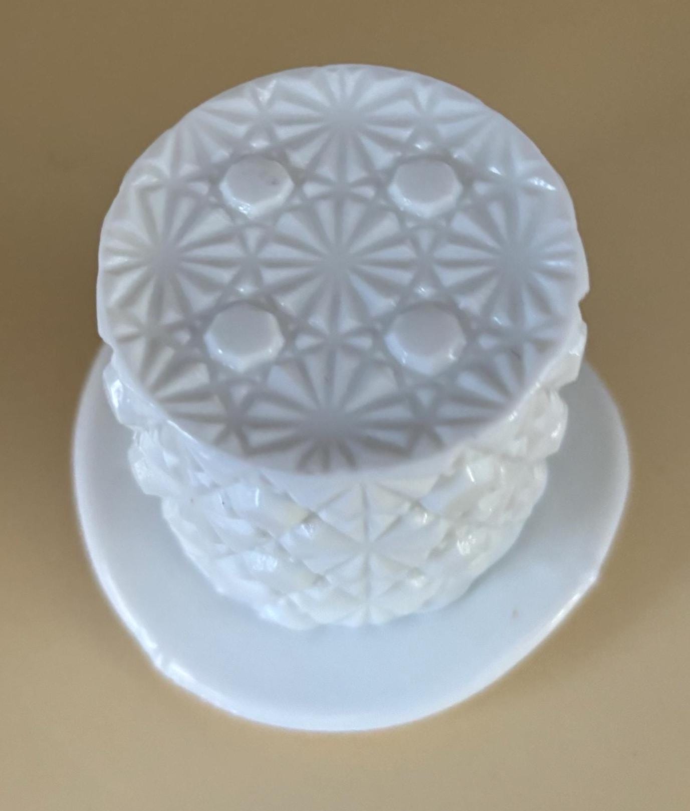 Vintage Fenton White Milk Glass Hat Glass Art Lover Antiques