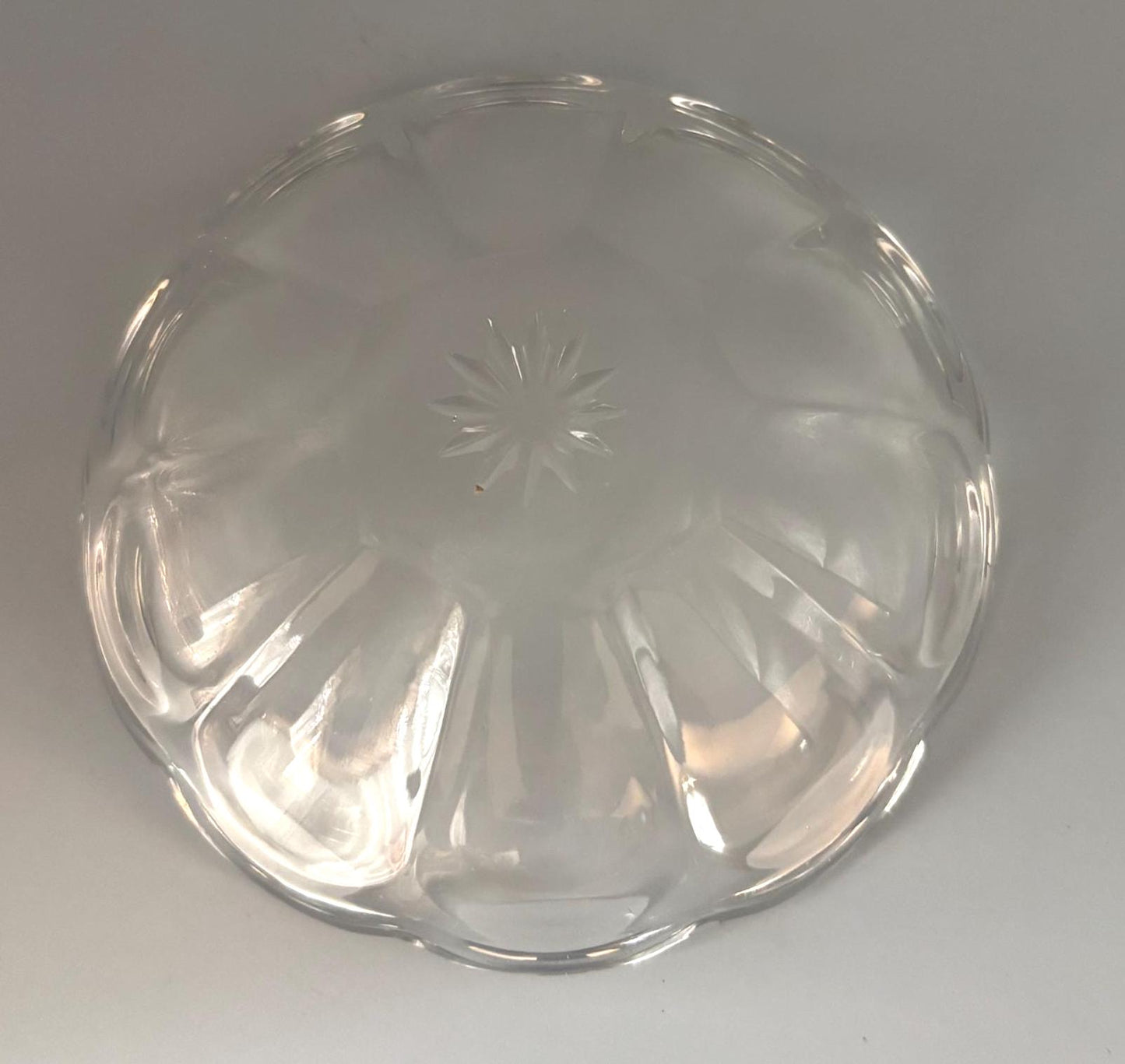Antique Heisey Glass Nut Bowl or Candy Dish, Starburst Flower Design, Lover Antiques and Vintage