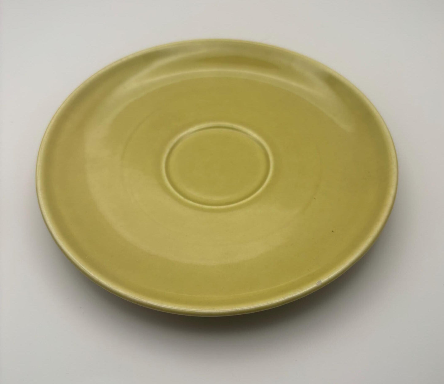 Harker Pottery Saucer Plate, Harkerware Stone Porcelain Plates, Lover Antiques and Vintage