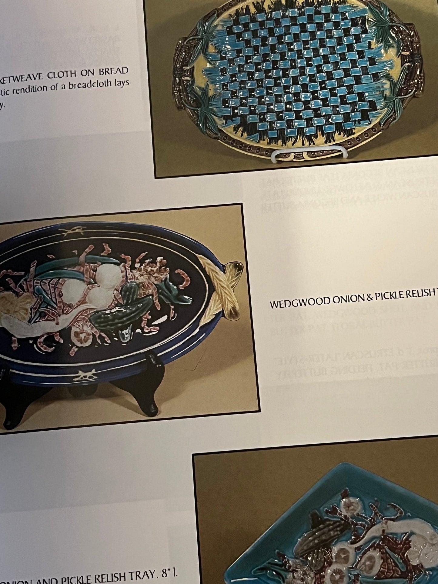Majolica Pottery Book: Collector's Encyclopedia & Value Guide