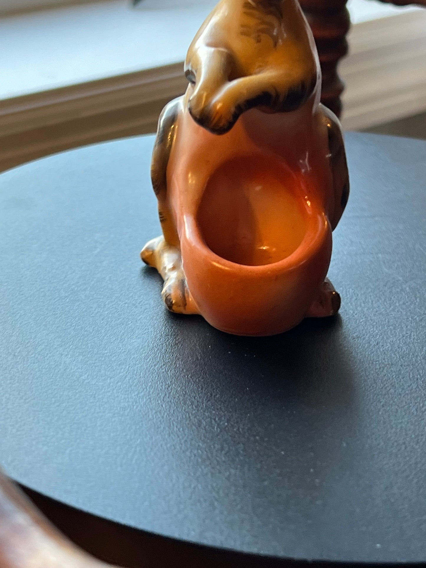 Vintage Kangaroo Ceramic Figurine, Kangaroo Toothpick Holder, Small Holder, Lover Antiques and Vintage