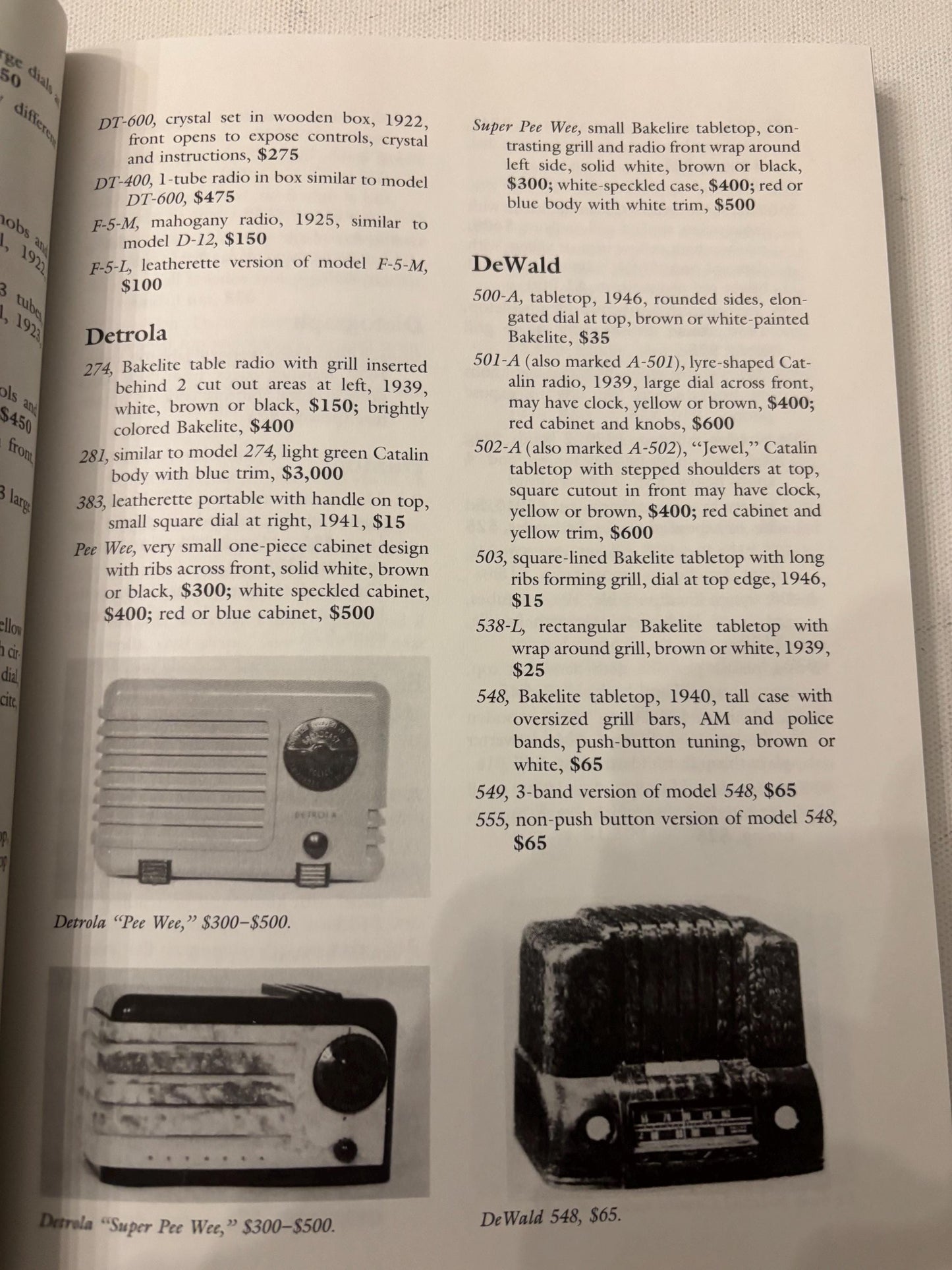 Poster's Radio & Television Price Guide Book, Second Edition Features 1920-1990