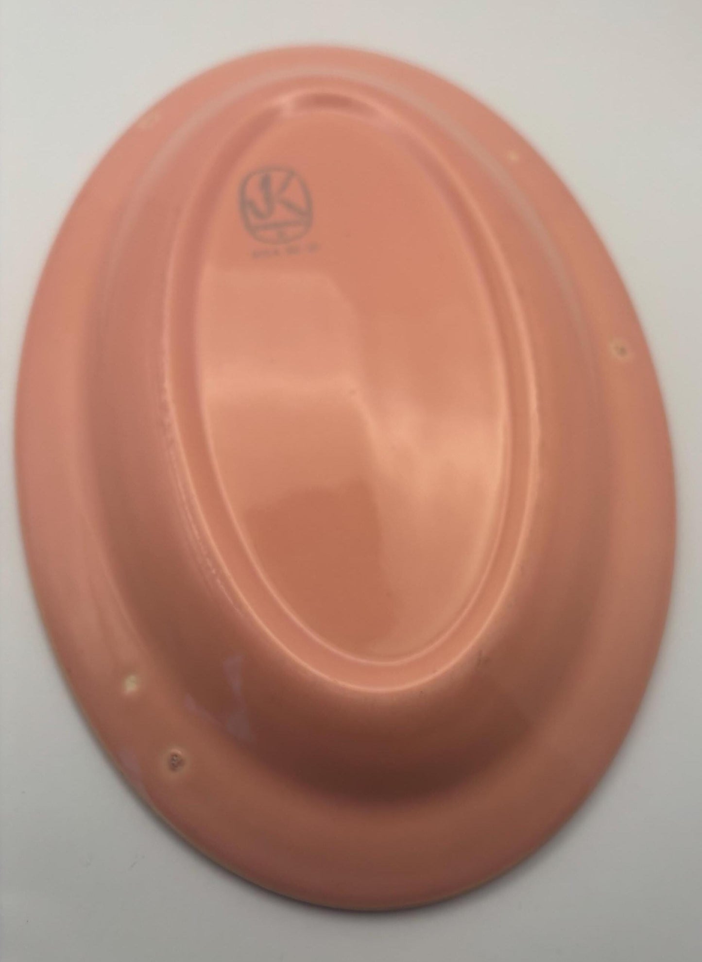 Knowles Oval Platter, Peach Plate, Lover Antiques Vintage
