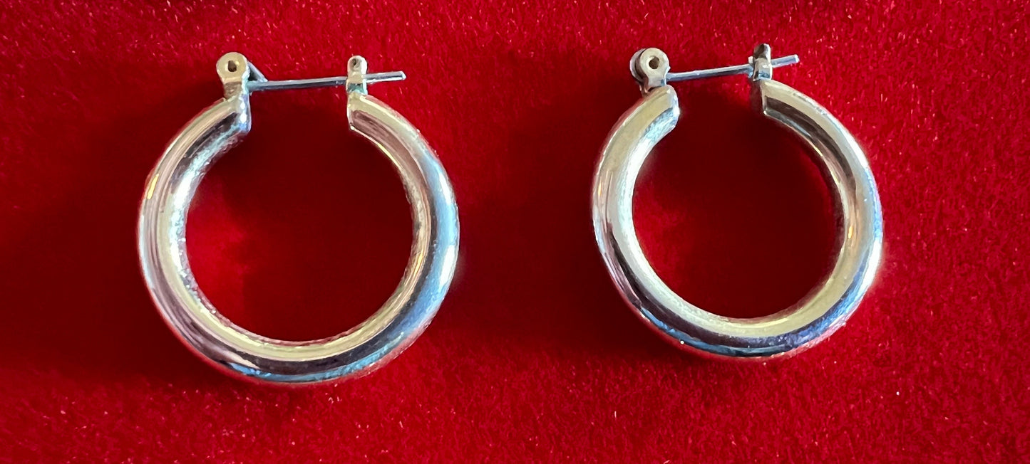 Vintage Hoop Earring Set: Small, Medium, Large Hoops Jewelry