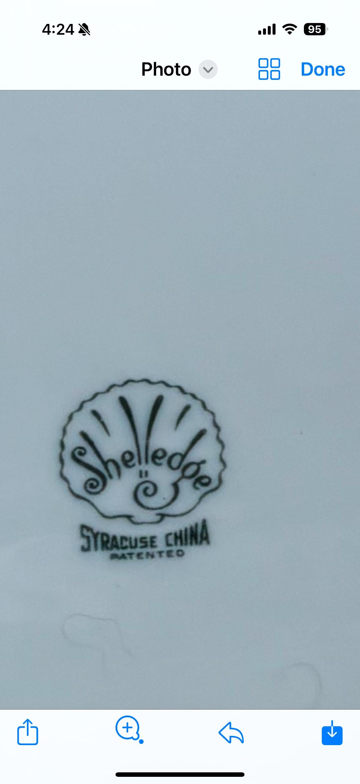 Vintage Shelledge White Large Platter with Narrow Flutes Edging Syracuse China Lover Antiques and Vintage