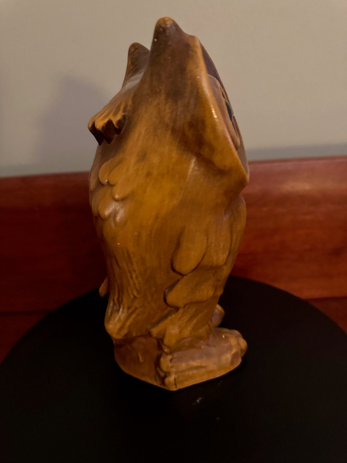 Vintage Haeger Winking Owl Coin Bank #8036, Brown Owl Bank, Winking Owl Figurine, Lover Antiques and Vintage