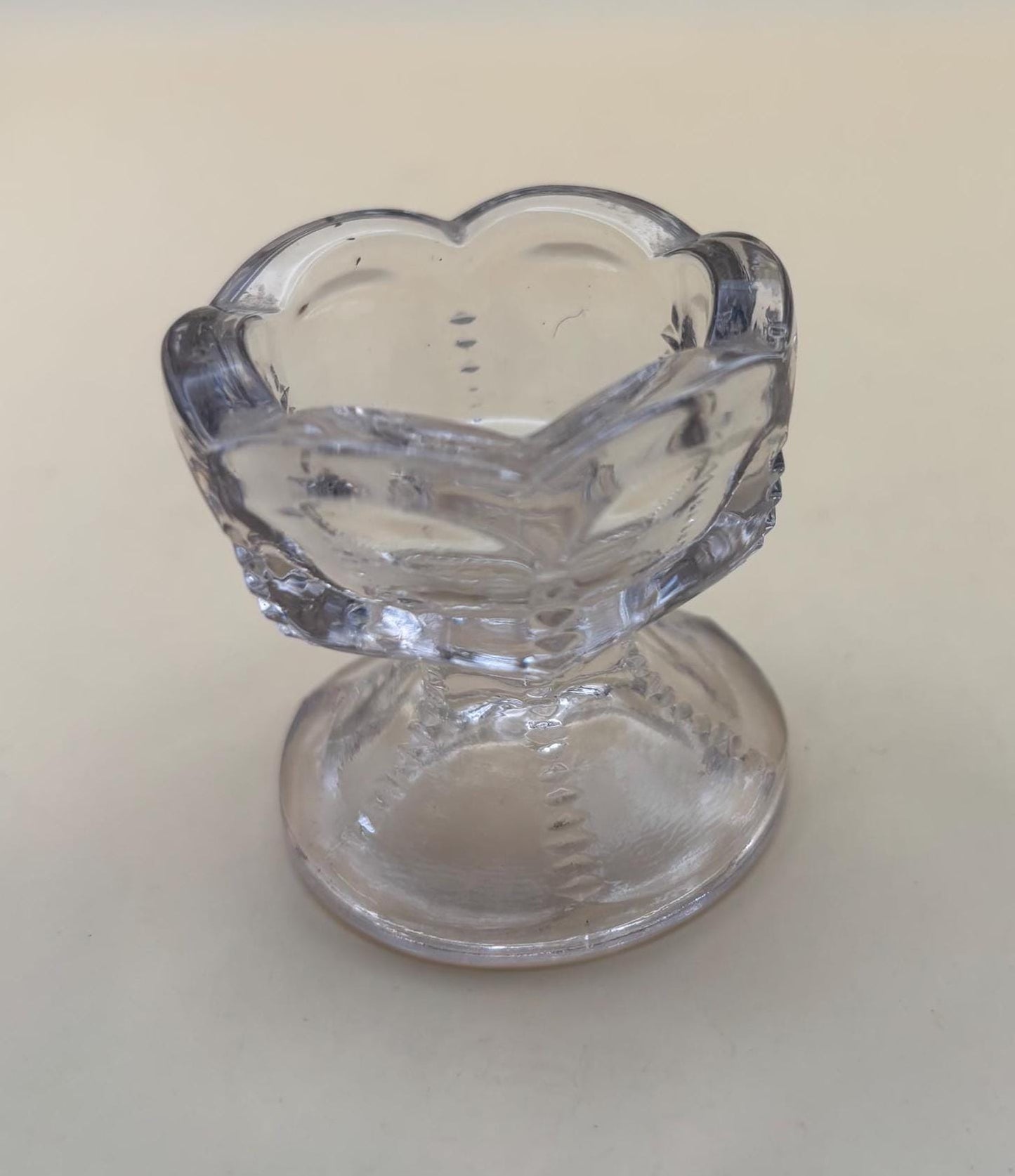 Vintage Cambridge Colonial Salt Dish Glass Bowl Lover Antiques and Vintage