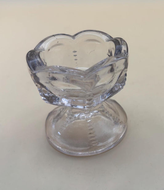 Vintage Cambridge Colonial Salt Dish Glass Bowl Lover Antiques and Vintage