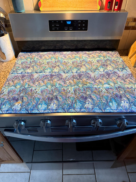 Decorative Oven Topper Reversible Padded Colorful Oven Cover, My Oven Topper, Lover Antiques and Vintage