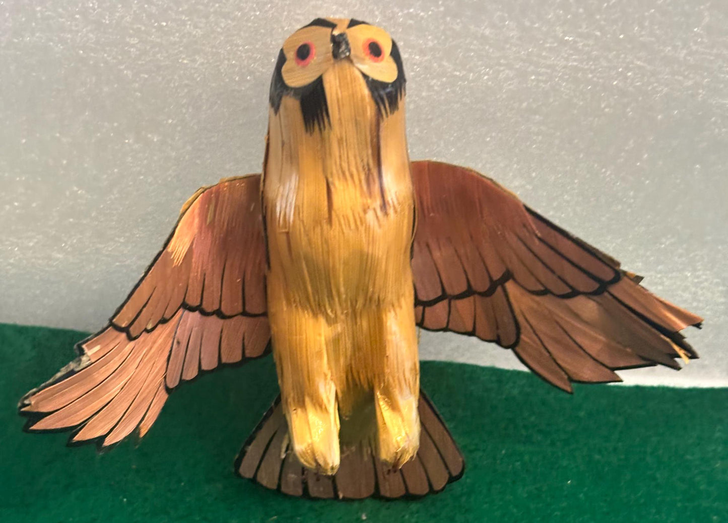 Vintage Flying Owl Copper Owl in Flight Ornament Gift For Her Lover Antiques and Vintage
