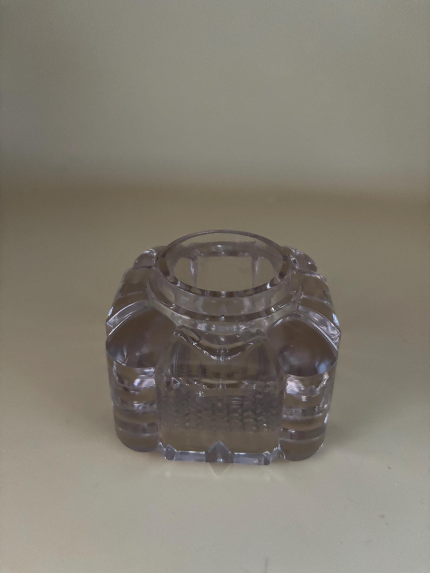 Vintage Alexandrite Glass Ink Well Inkwell Glass Art Vanity Jar Dish Container Lover Antiques and Vintage