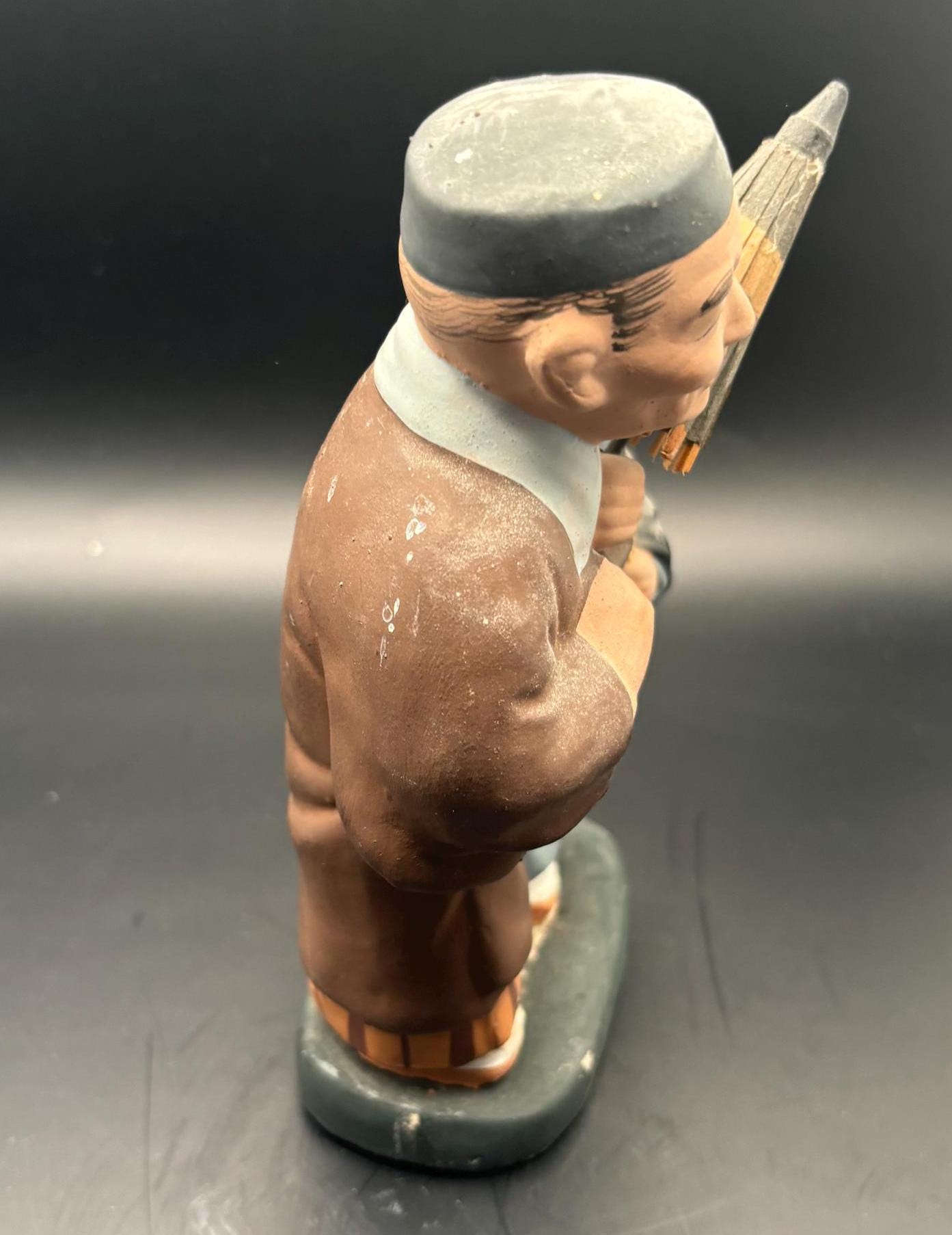 Vintage Man and Woman Porcelain Hand Painted Figurine Japan Lover Antiques and Vintage