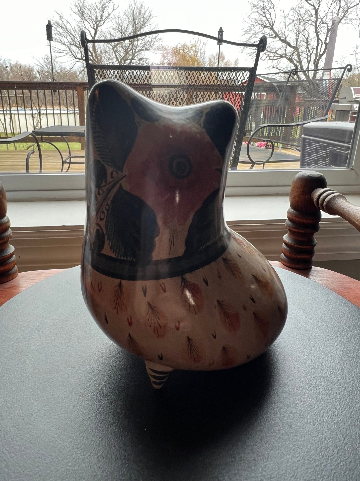 Vintage Solis Tonala Mexican Pottery Owl - Ken Edwards Style