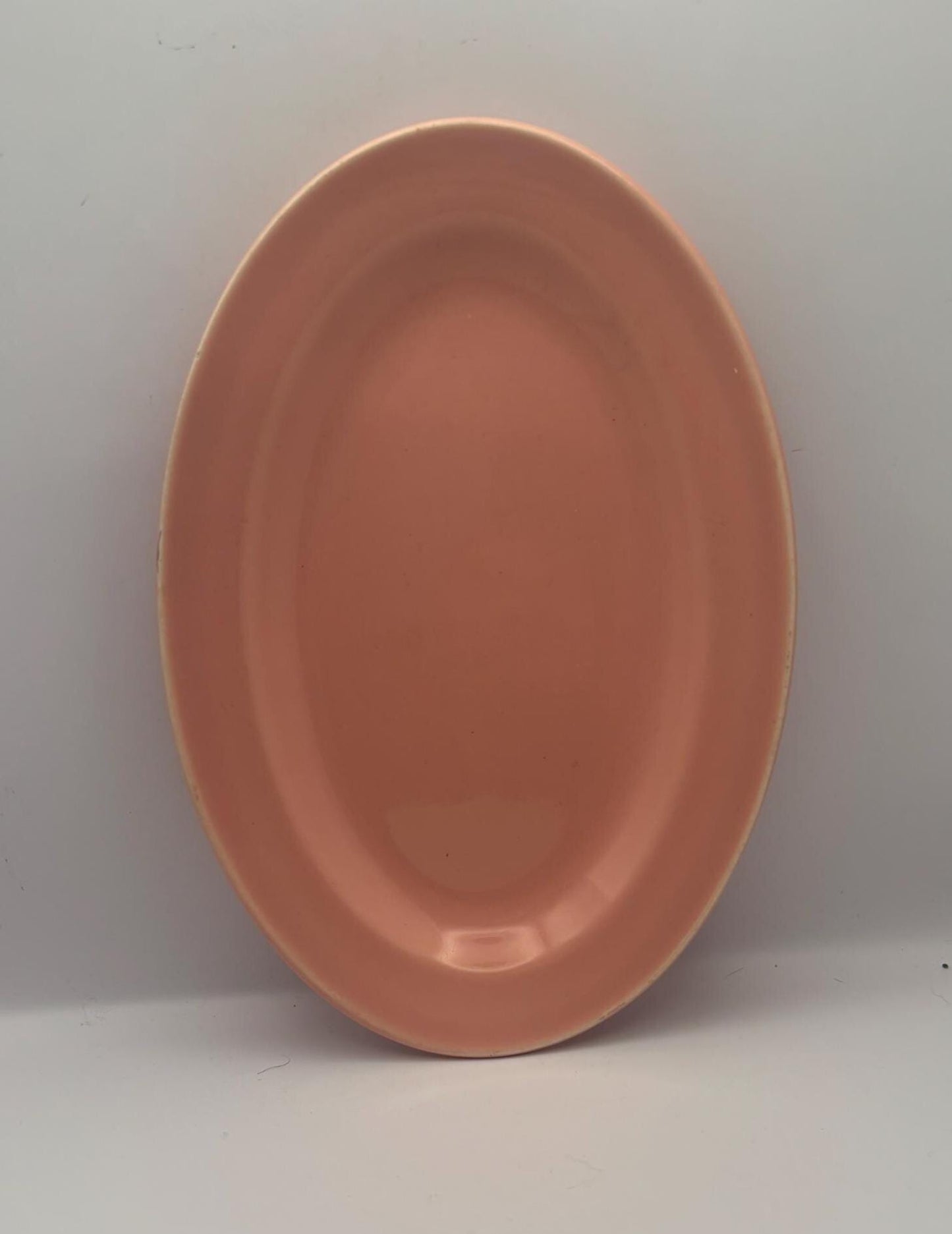 Knowles Oval Platter, Peach Plate, Lover Antiques Vintage