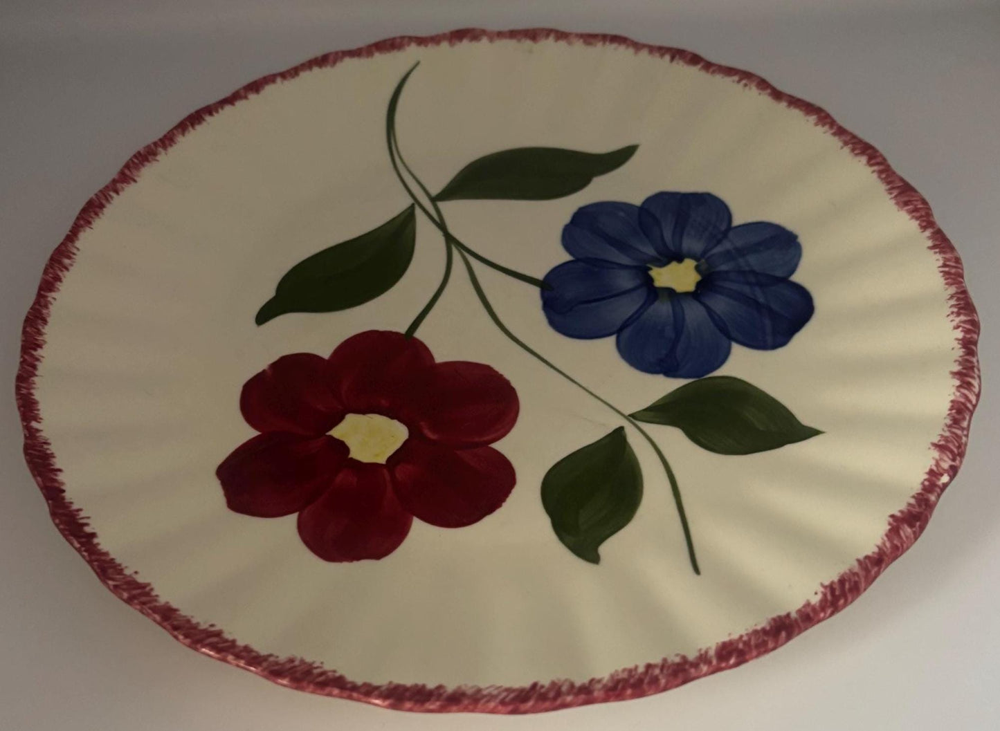 Blue Ridge Ashland Dinner Plate, by Southern Pottery, Circa 1930's, Lover Antiques and Vintage