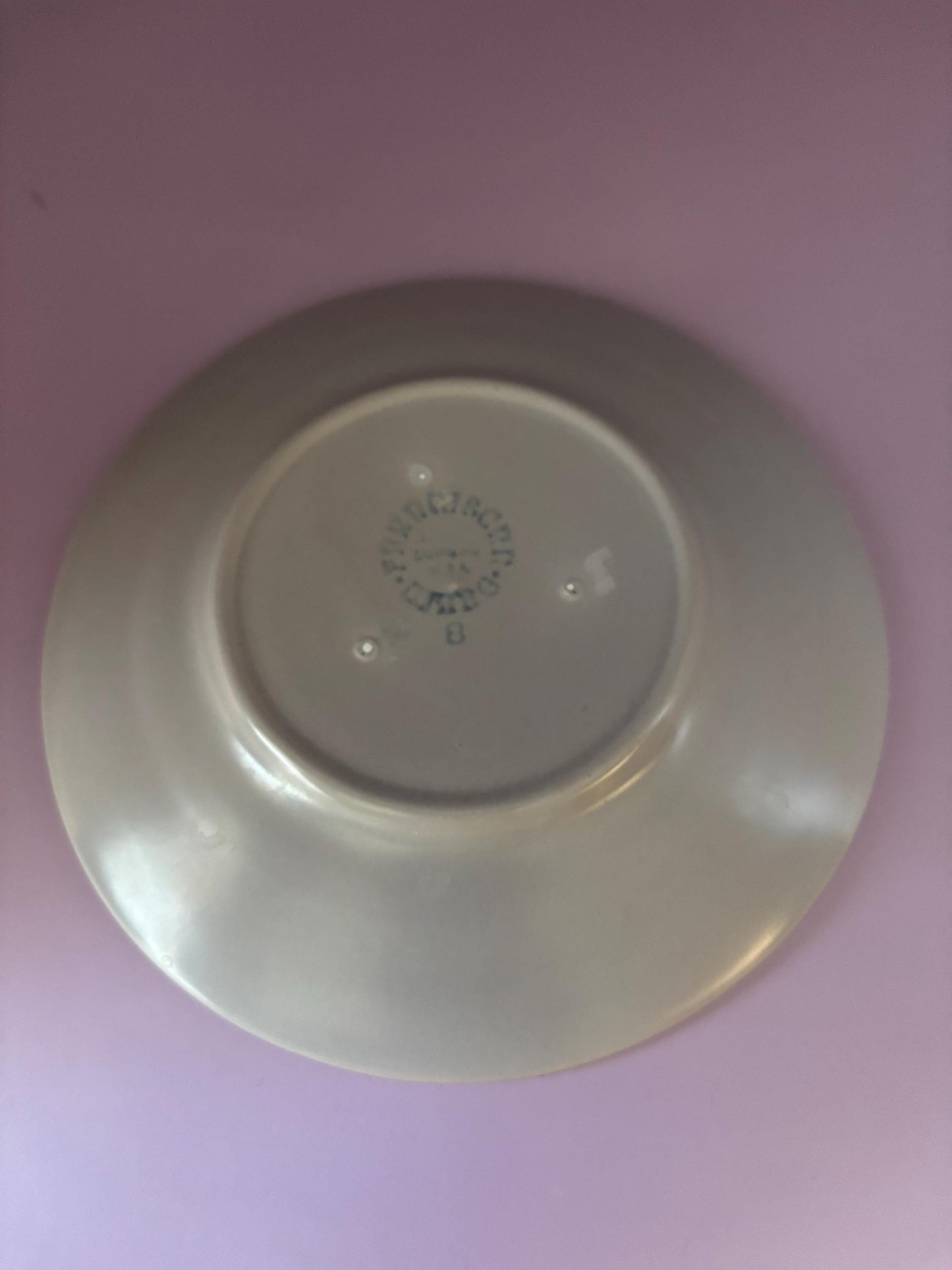 Franciscan California Saucer Plate, Coronado El Patio, Made in USA