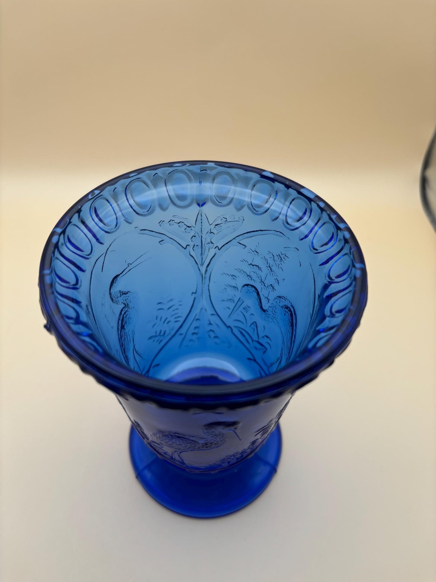 Vintage Cobalt Blue Votive Holder Lover Antiques and Vintage
