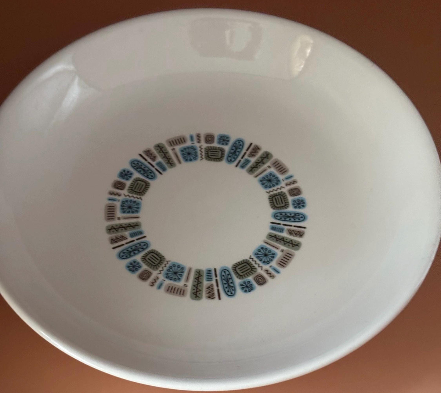 Vintage Canonsburg Pottery Soup or Salad Bowl Temporama Design Lover Antiques and Vintage