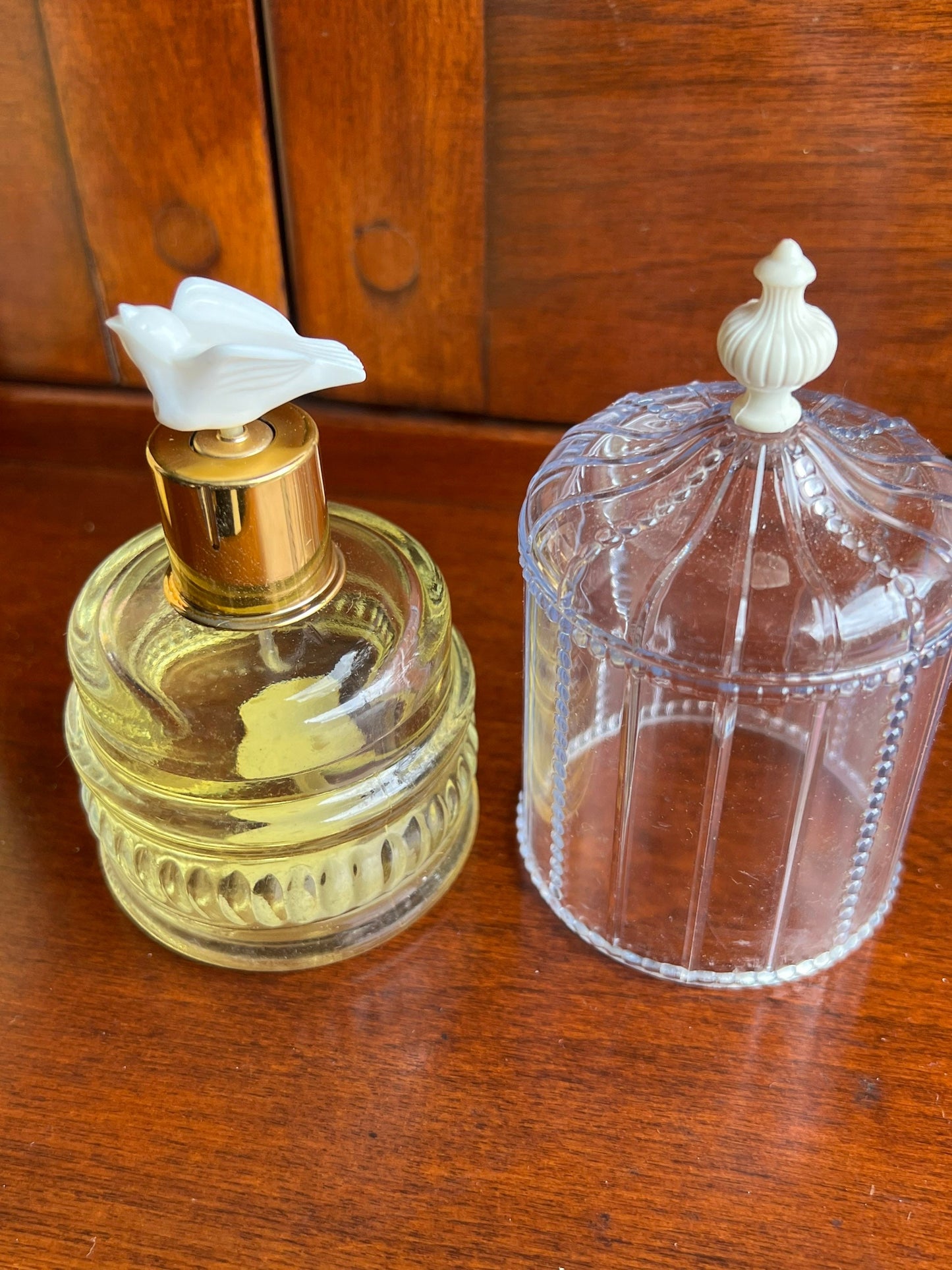 Vintage Avon Song of Love Sweet Honesty Full Bottle 2 ounces Birdcage Bird Cage Birds Perfume Lover Antiques and Vintage