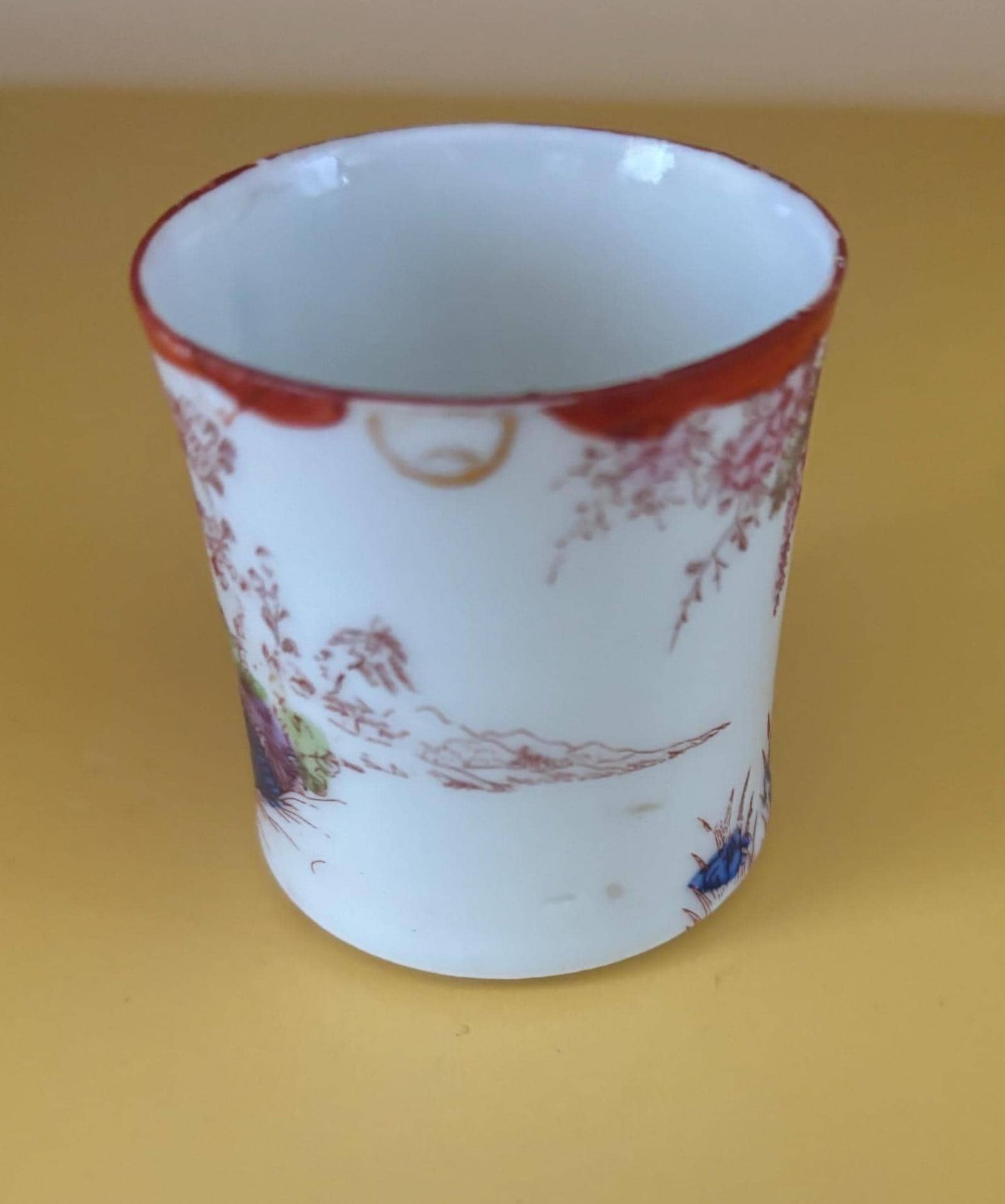 Antique Saké Cup Japanese Geisha Girls Cup Lover Antiques and Vintage