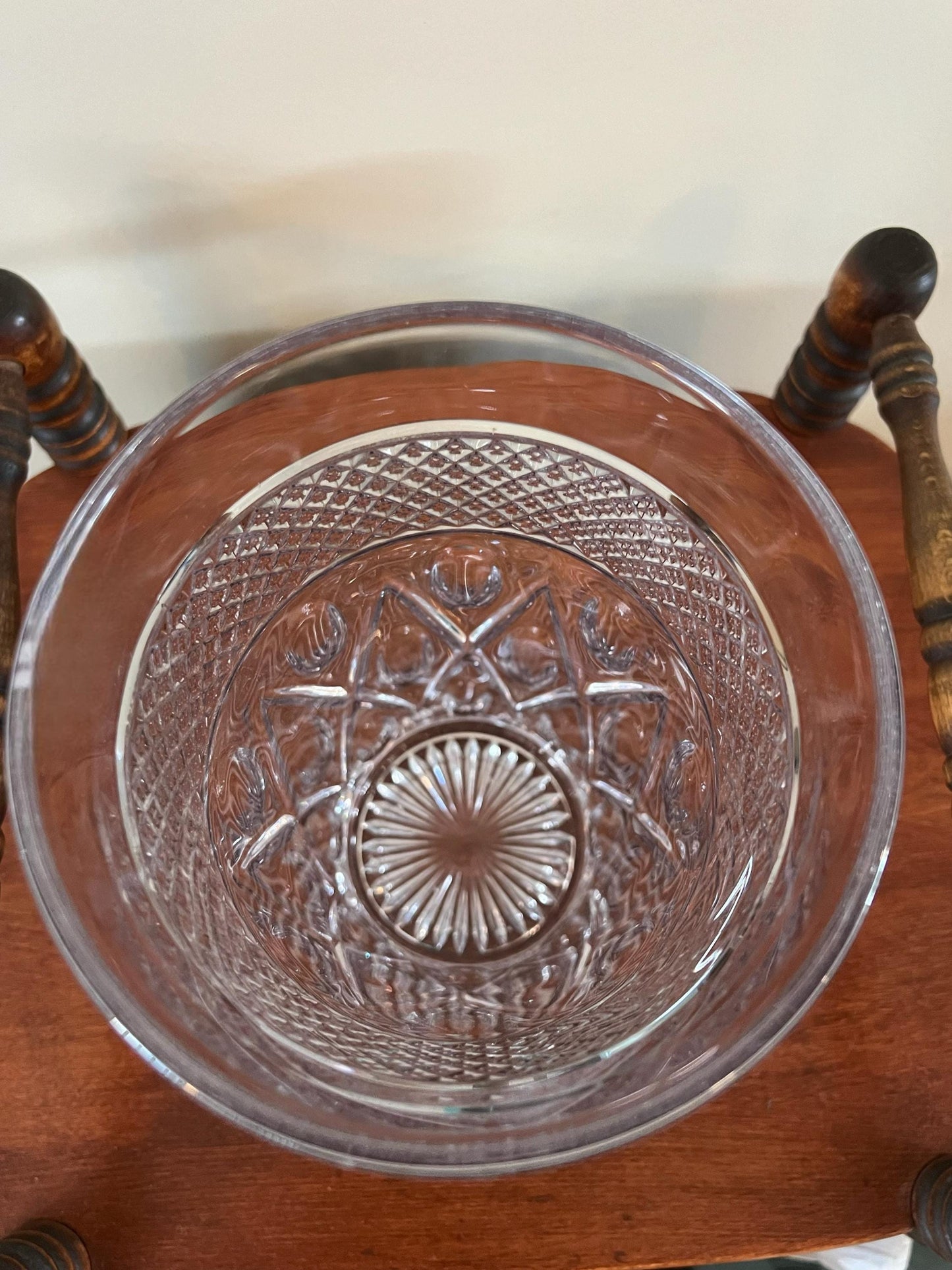 Vintage Imperial Cape Cod Flip Vase Crystal Cut Glass Art Lover Antiques and Vintage
