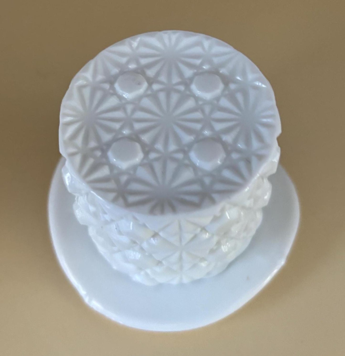 Vintage Fenton White Milk Glass Hat Glass Art Lover Antiques