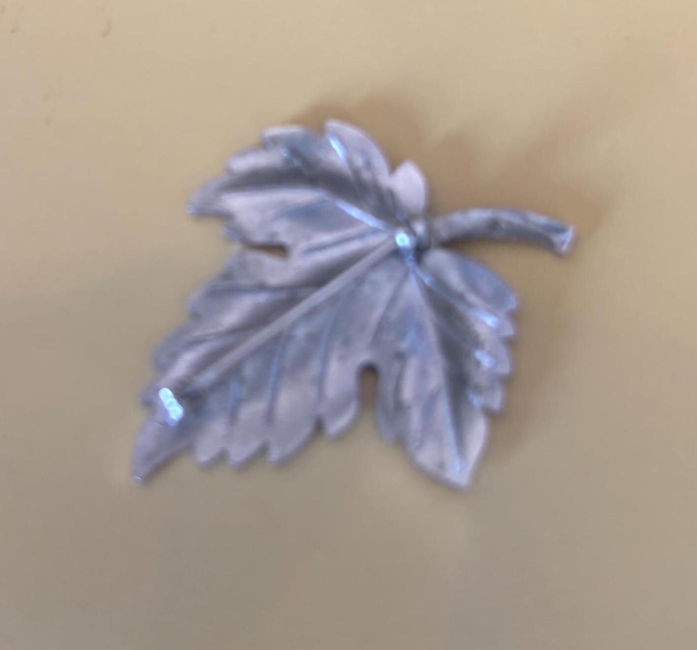 Vintage Tiffany & Co. Sterling Silver Maple Leaf Brooch