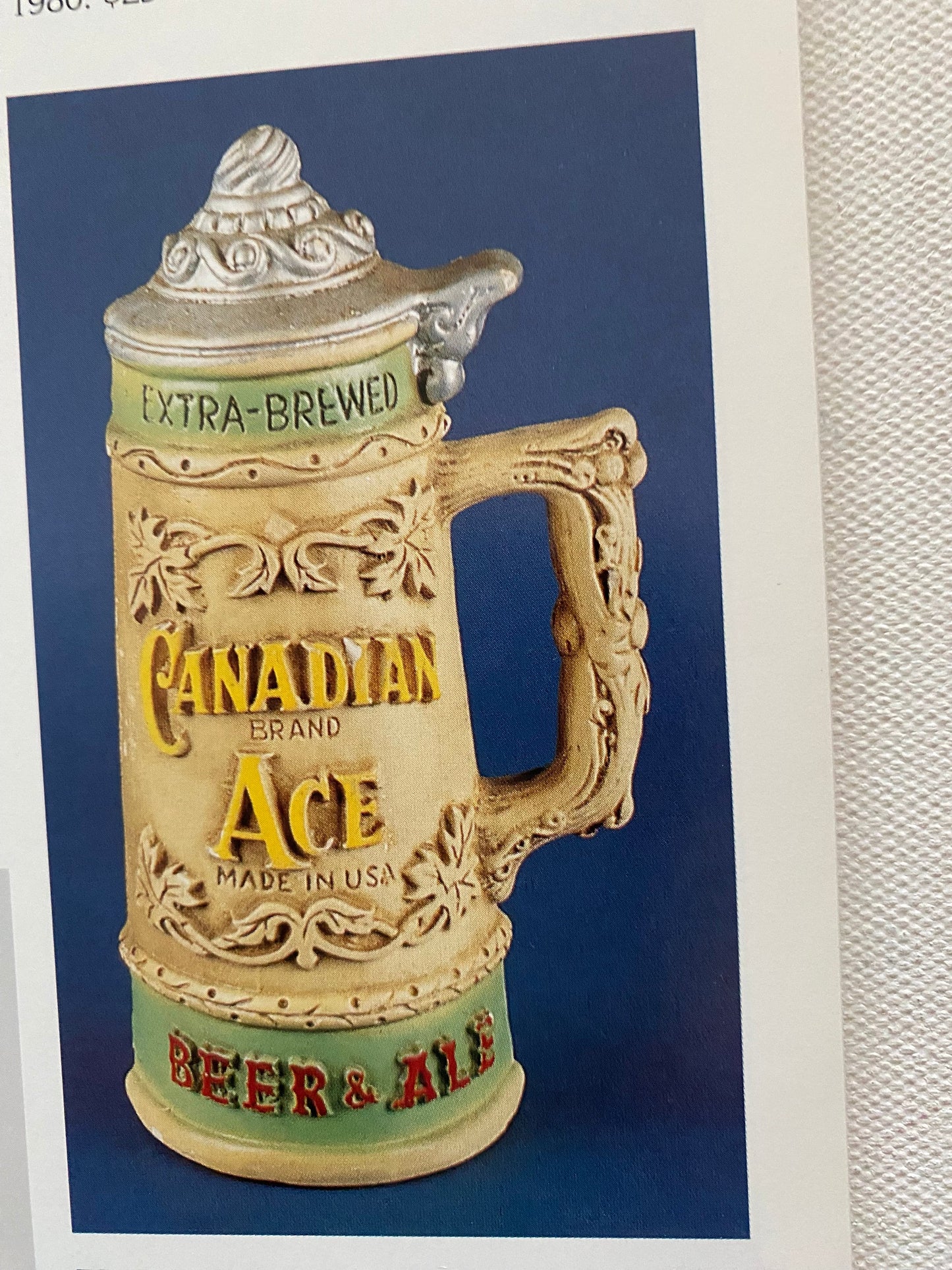 Vintage Back Bar Beer Figurines Book by George Baley