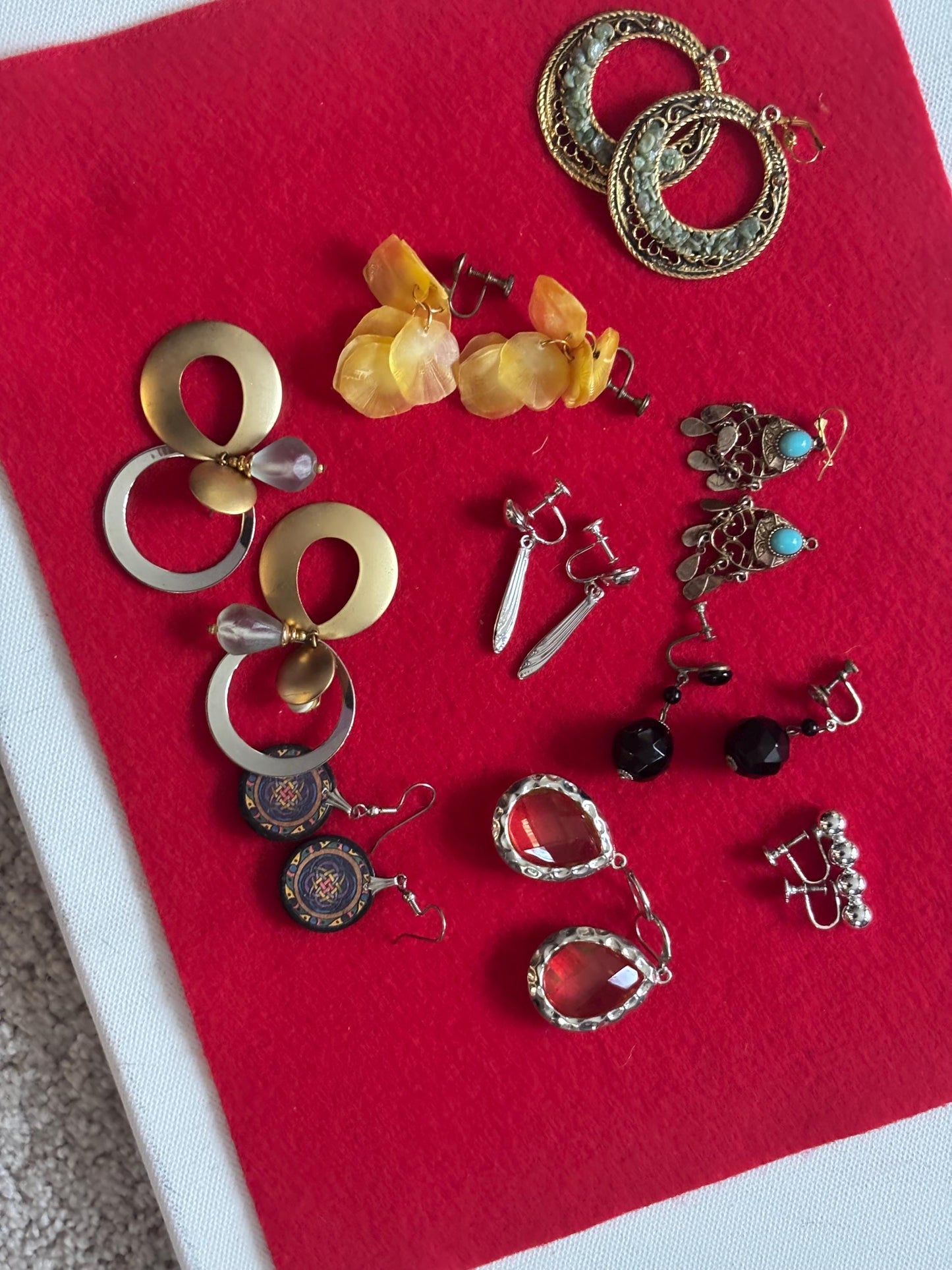 Bulk Vintage Collection of Earrings, Jewelry Gifts for Her, Lover Antiques and Vintage